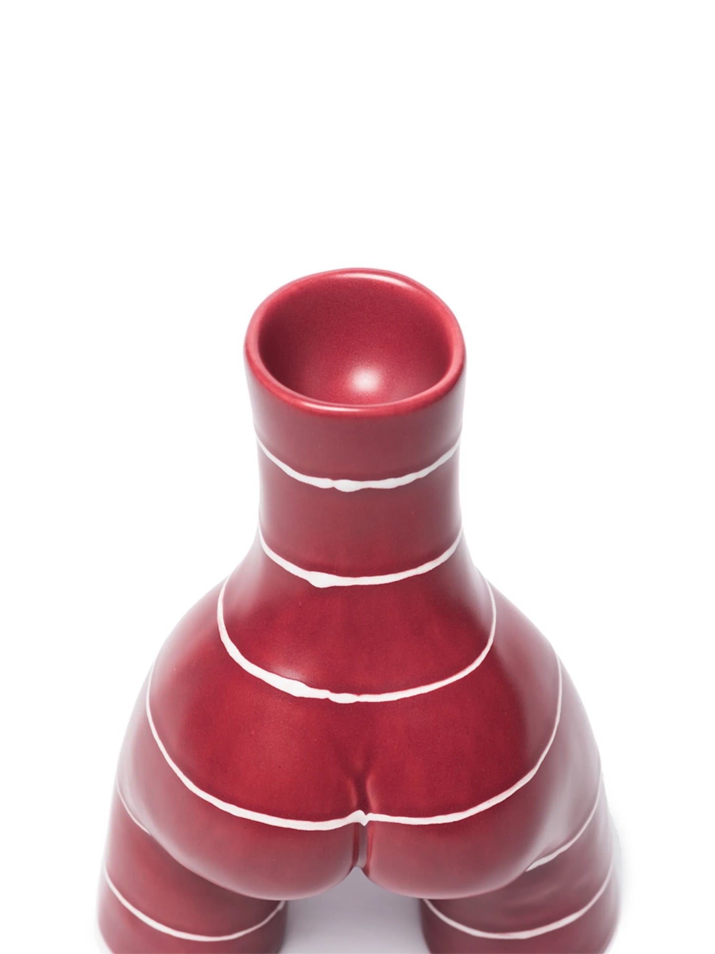 stripe-pattern egg cup holder
