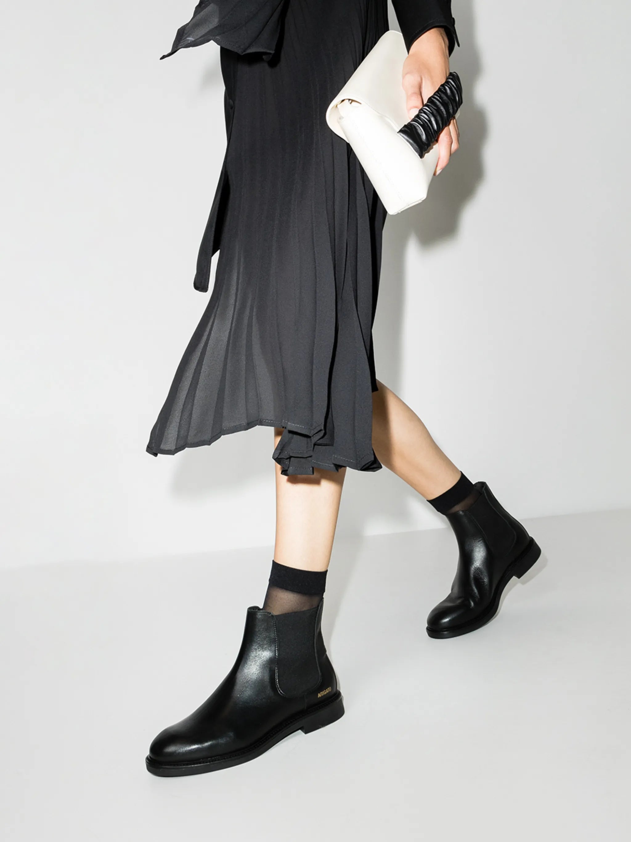 leather Chelsea boots