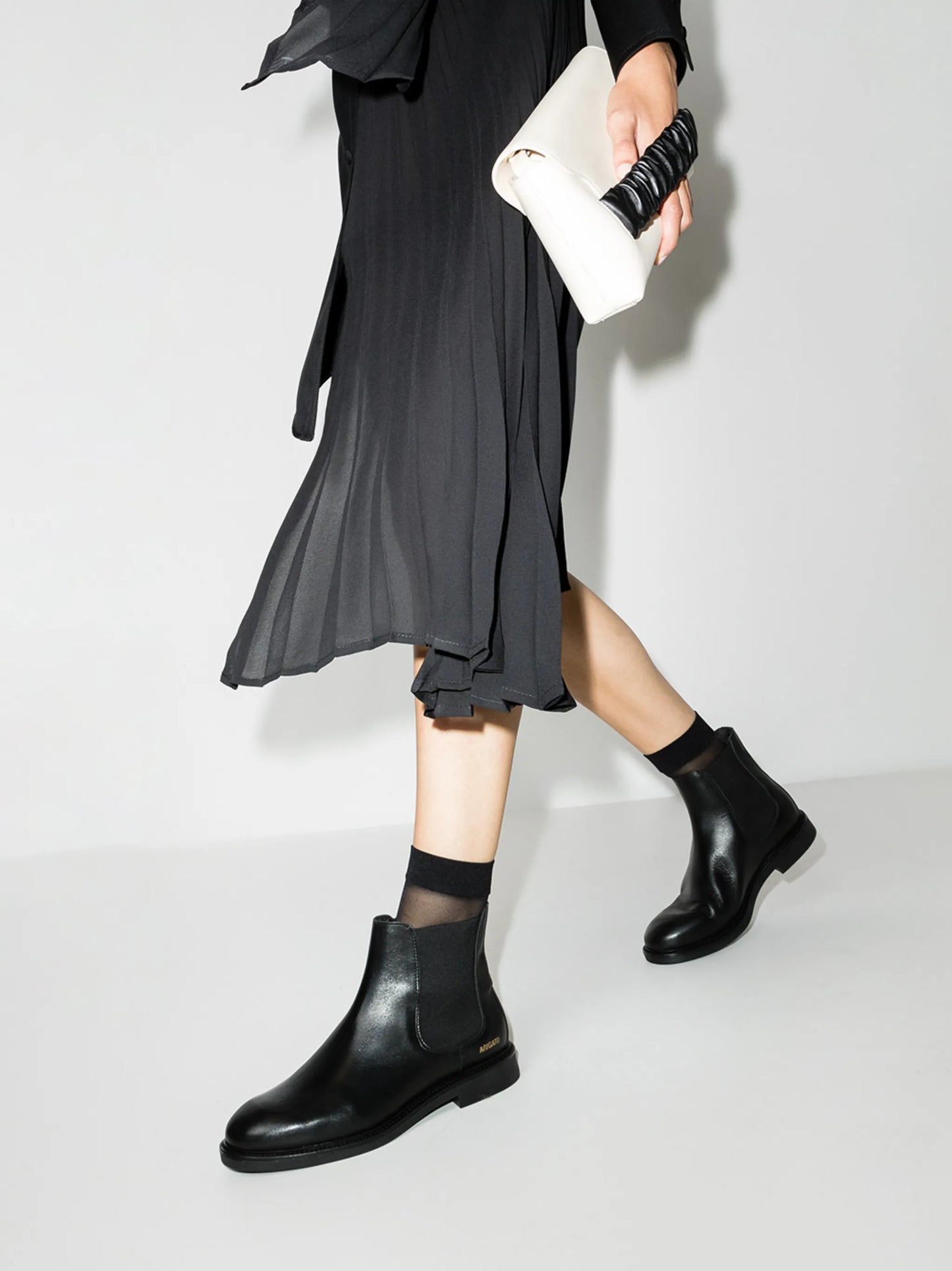 leather Chelsea boots