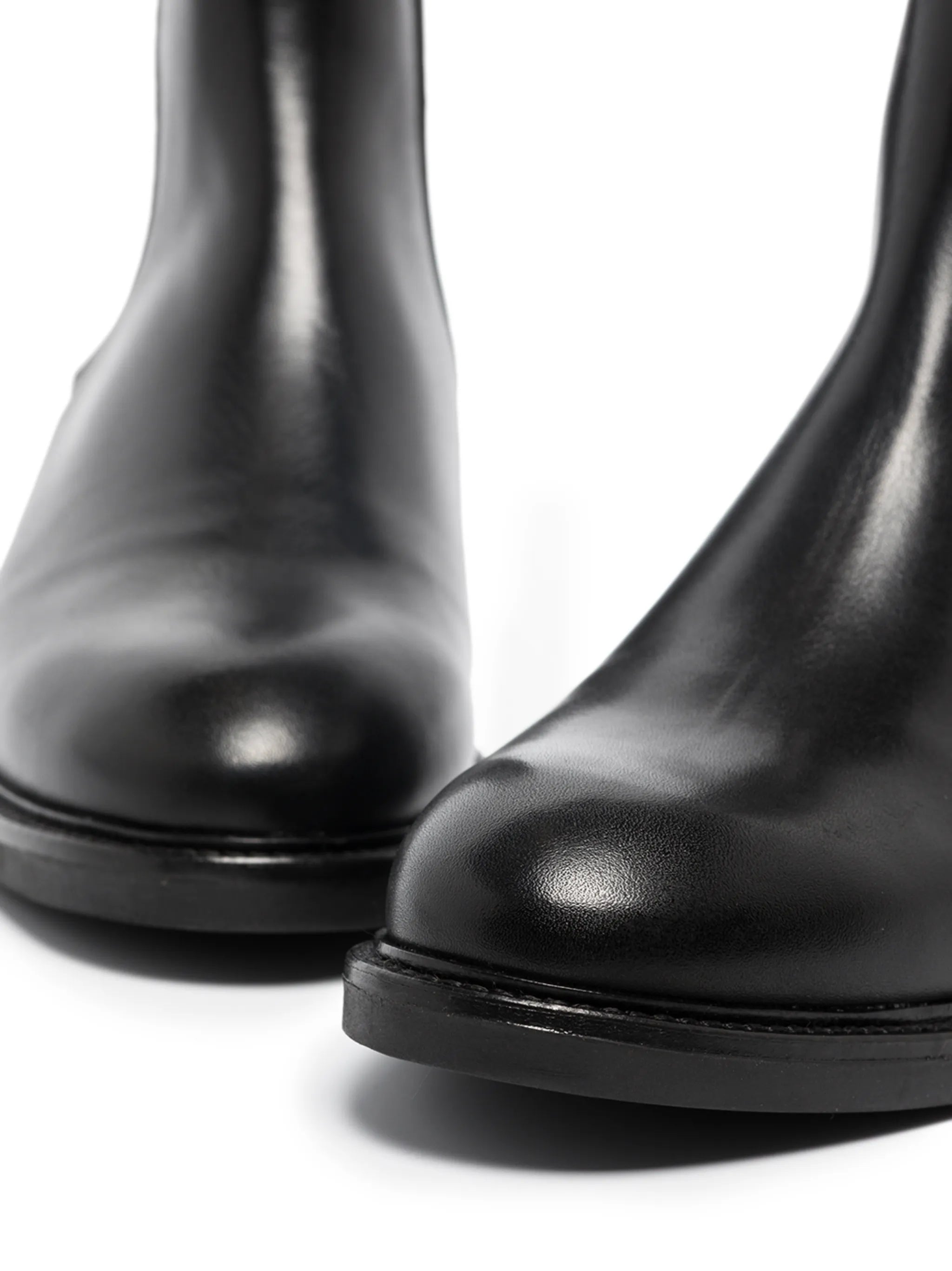 leather Chelsea boots