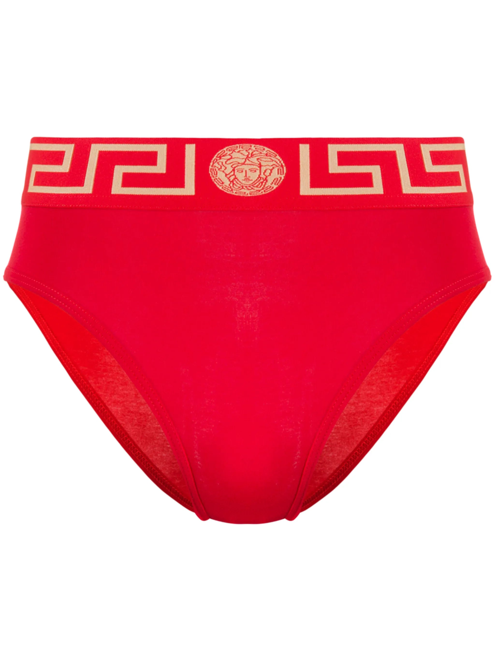 Greca Border high-waisted briefs