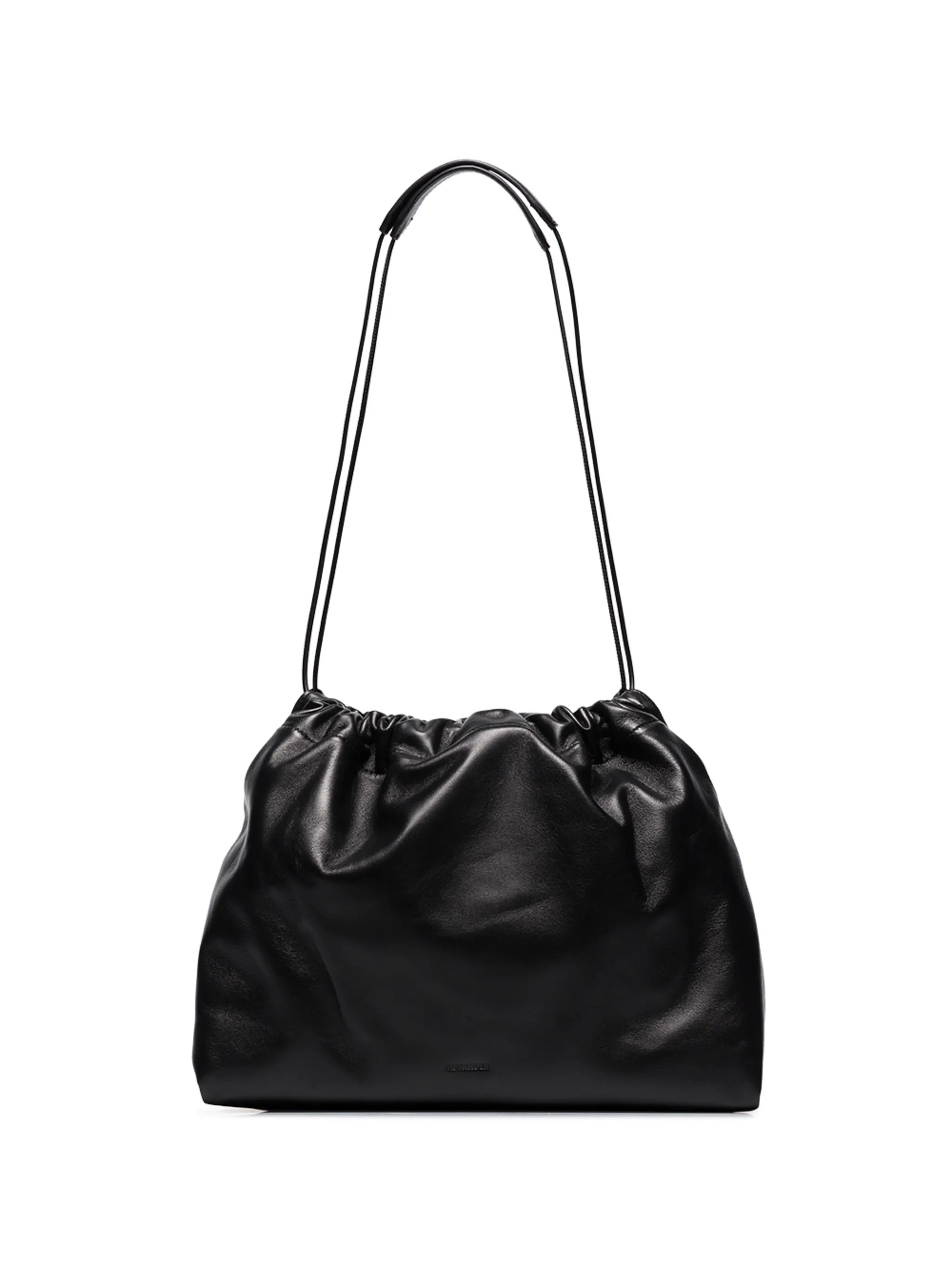 drawstring shoulder bag