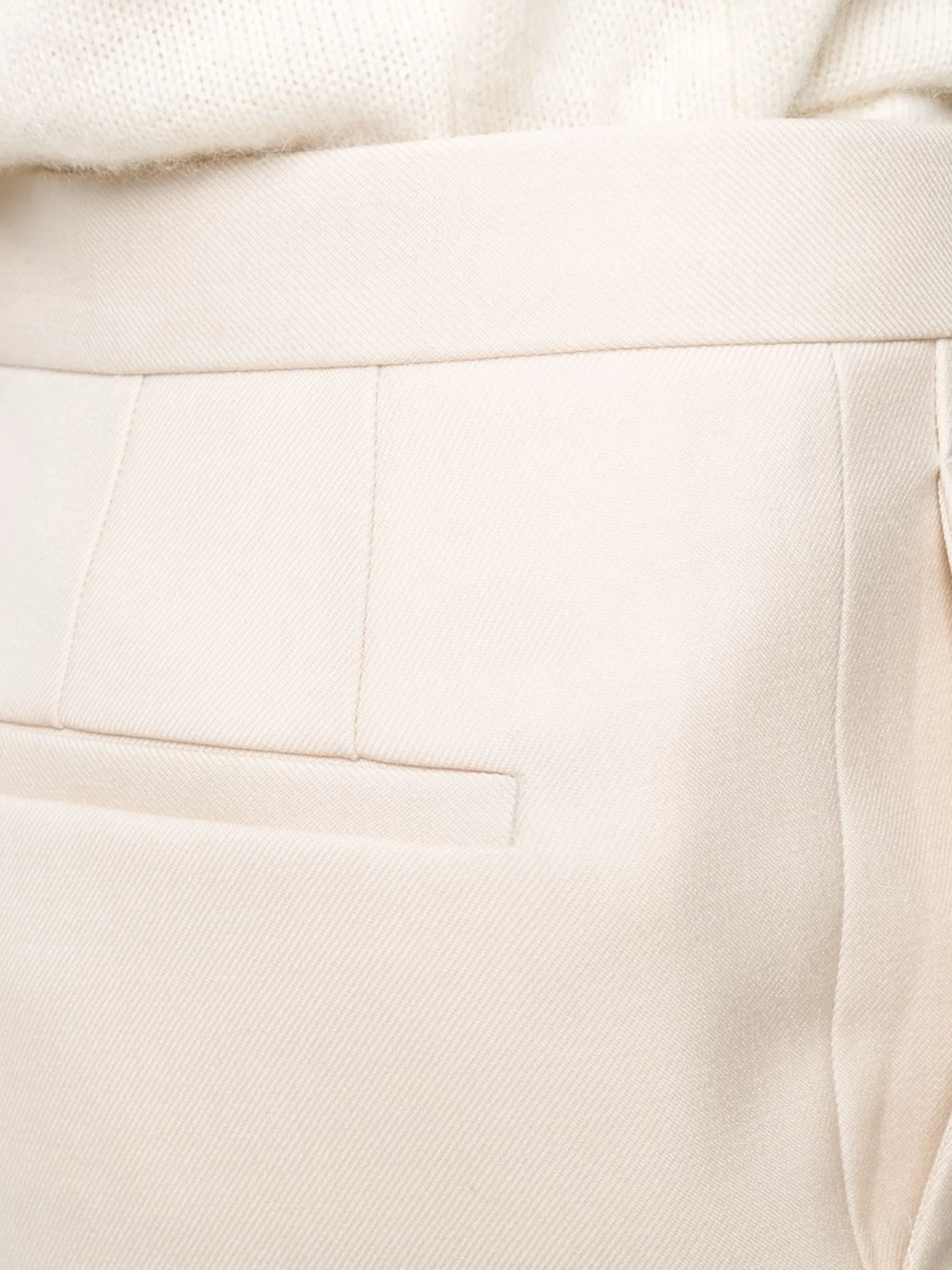 tailored straight leg trousers