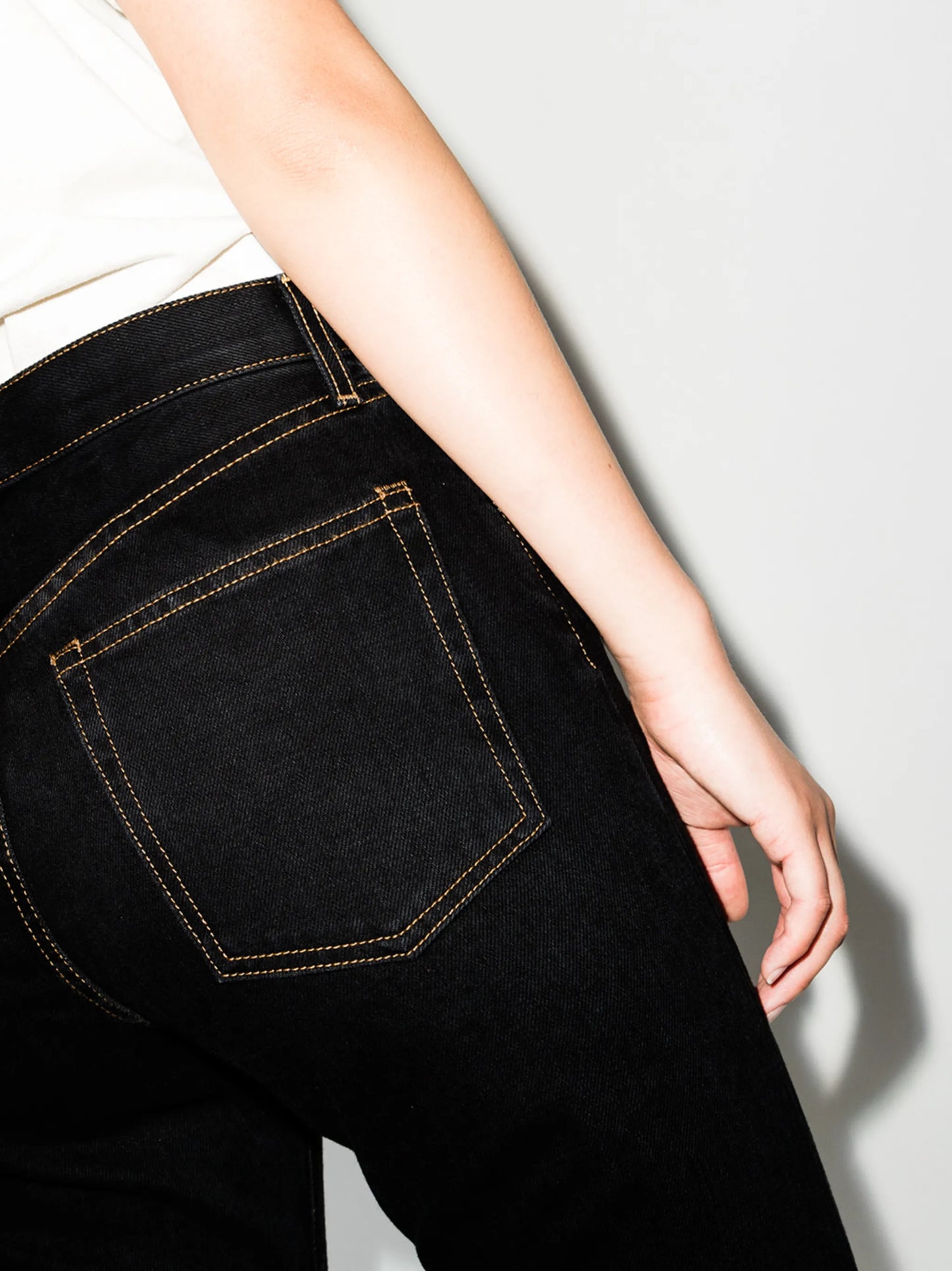mid-rise skinny jeans