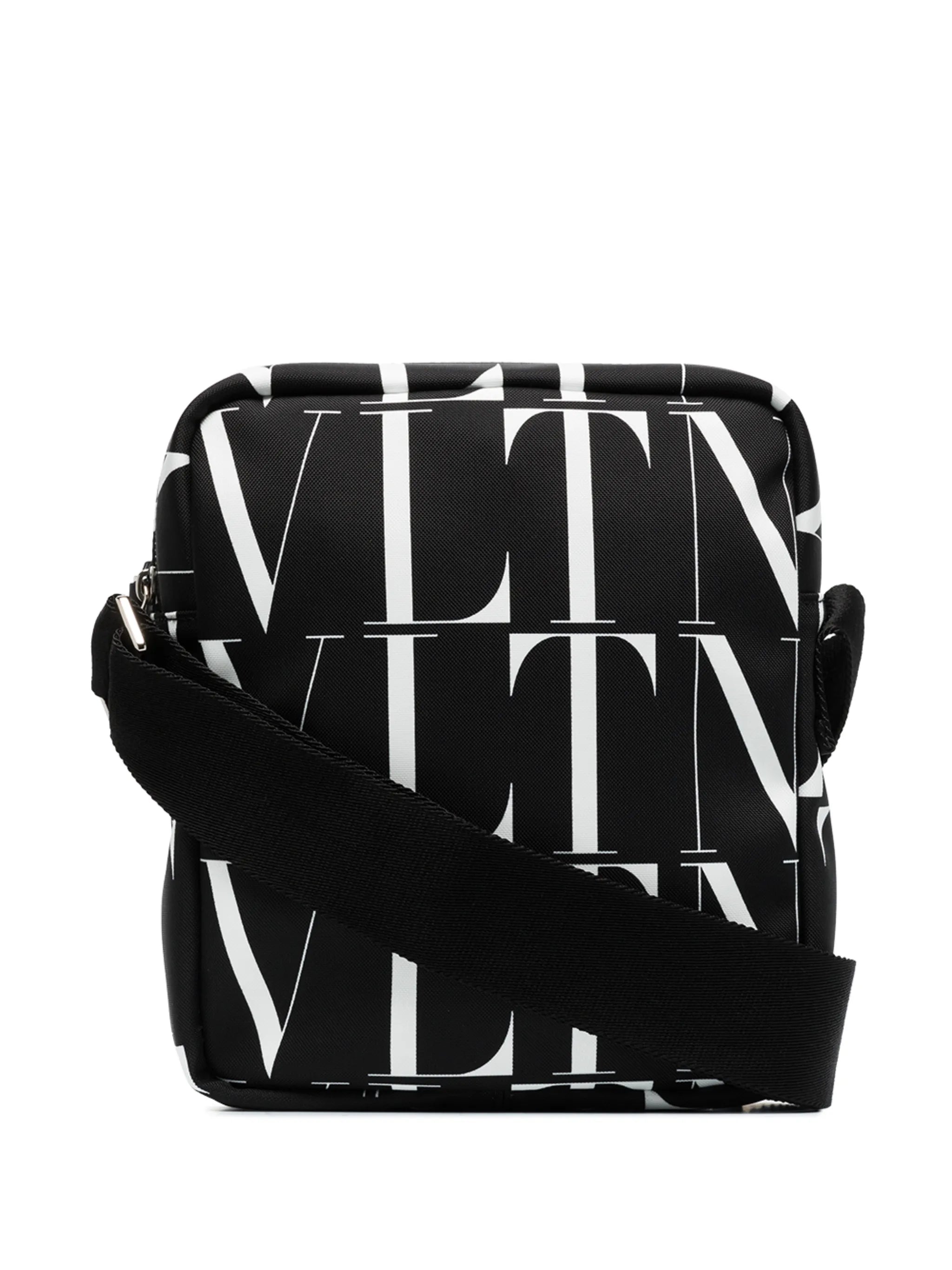 VLTN logo-print camera bag
