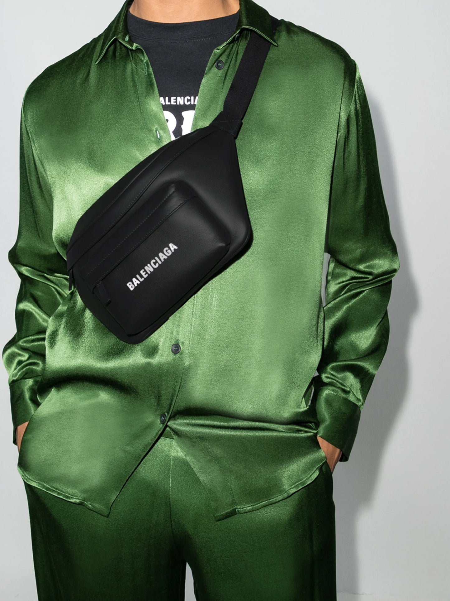 Everyday leather belt bag
