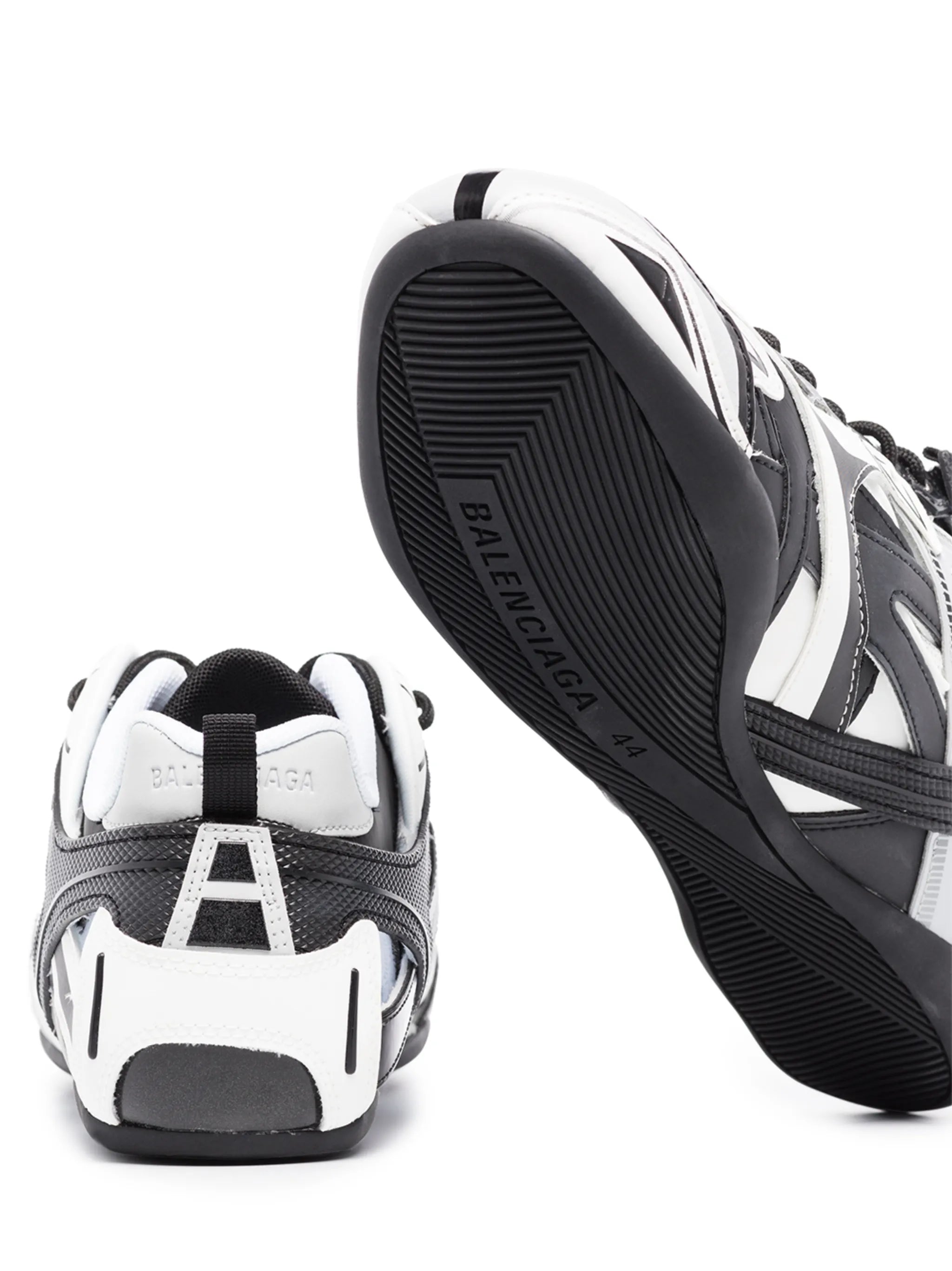 black Drive patterned sneakers