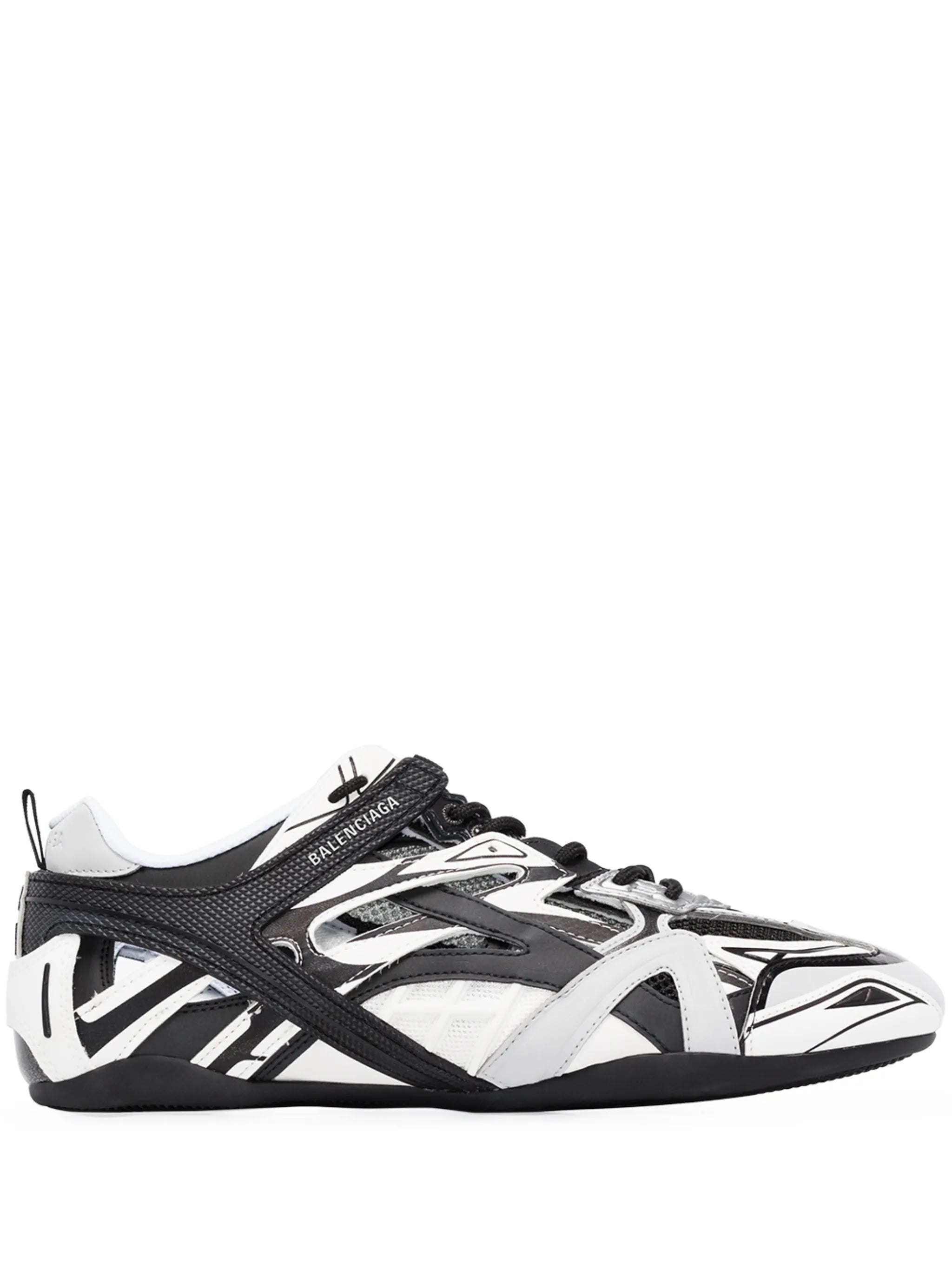 black Drive patterned sneakers