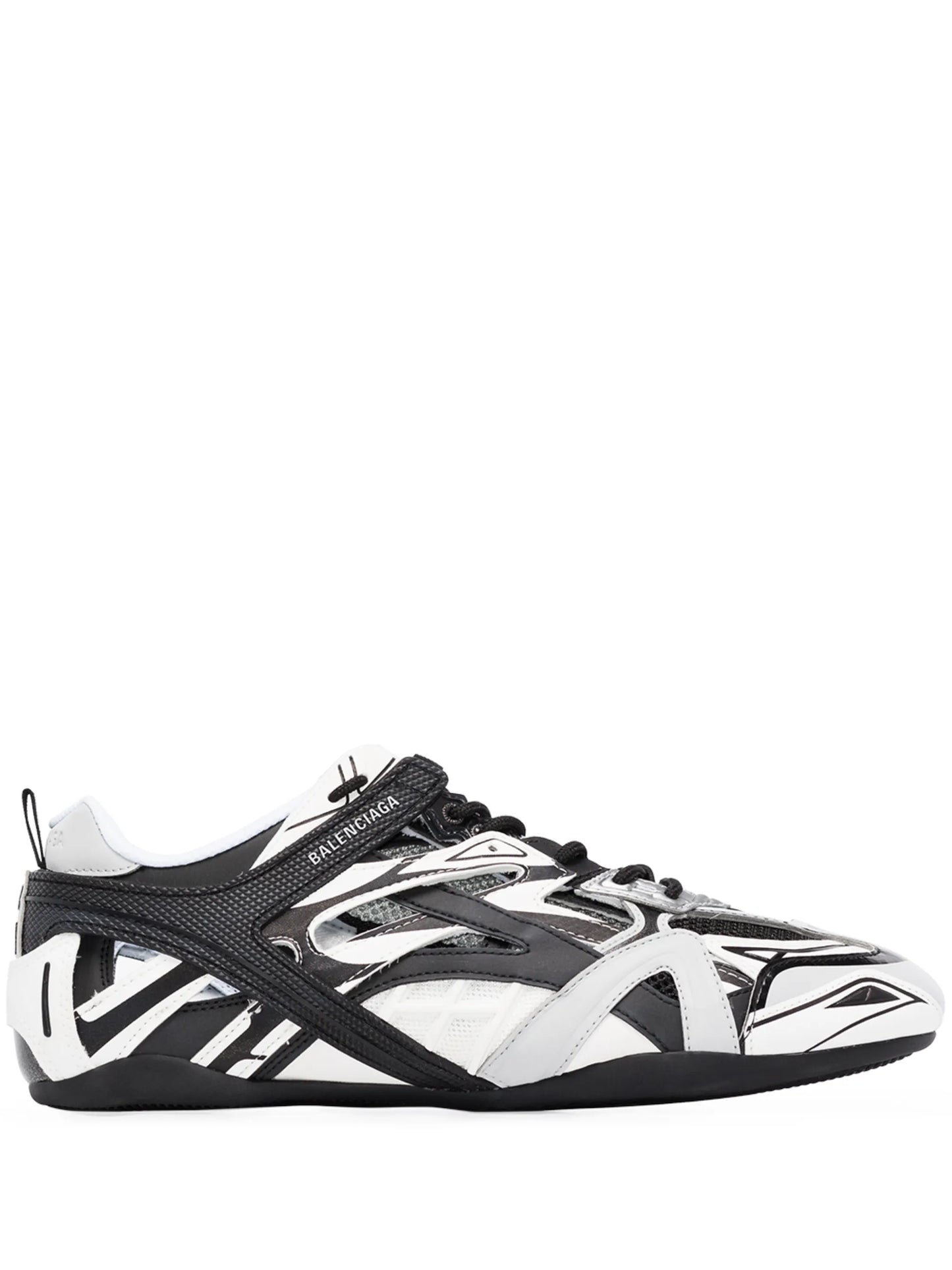 black Drive patterned sneakers