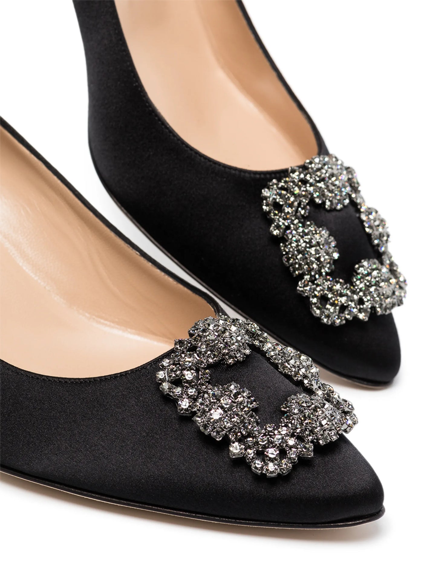 Hangisi 50mm bejewelled detail pumps