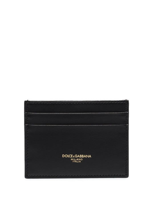 logo-print cardholder