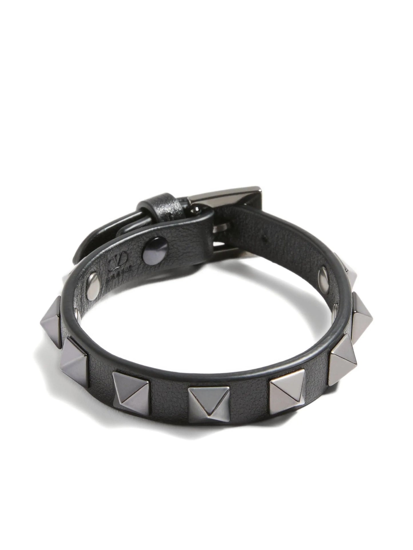 Rockstud leather bracelet