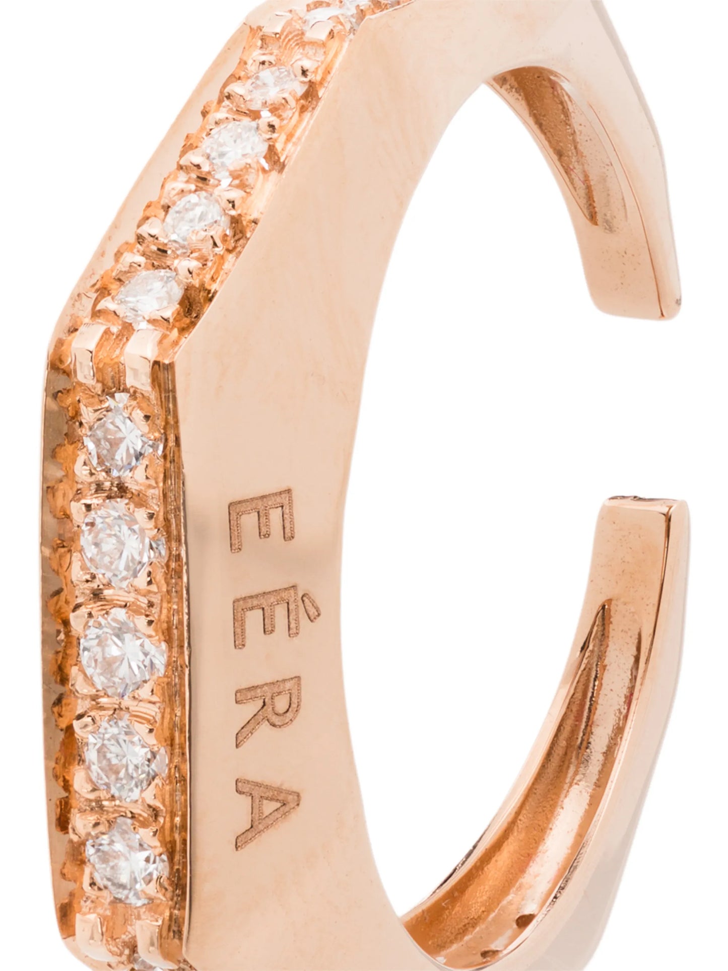 18kt rose gold Sabrina diamond ear cuff