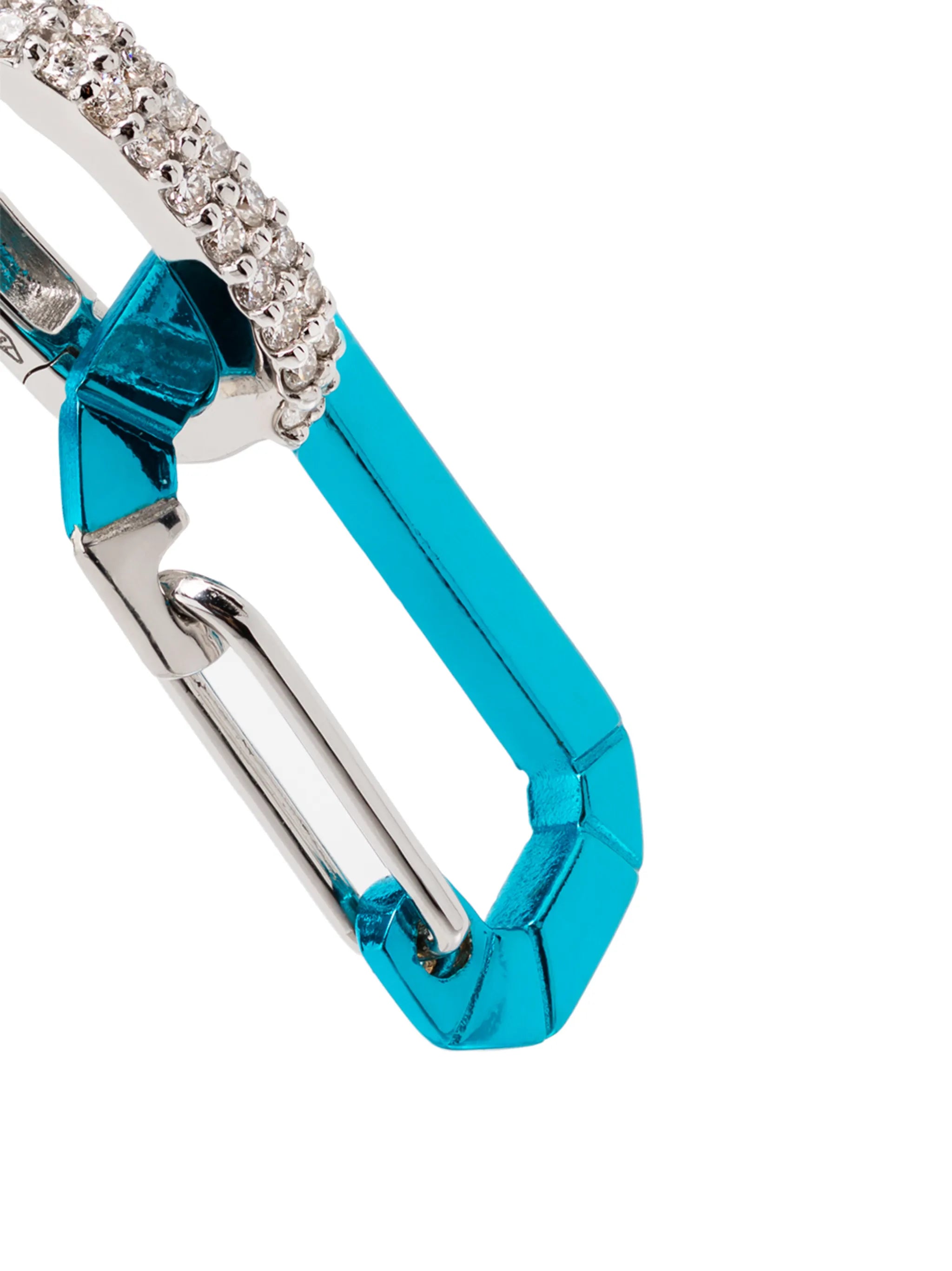 18kt white gold Chiara diamond earring