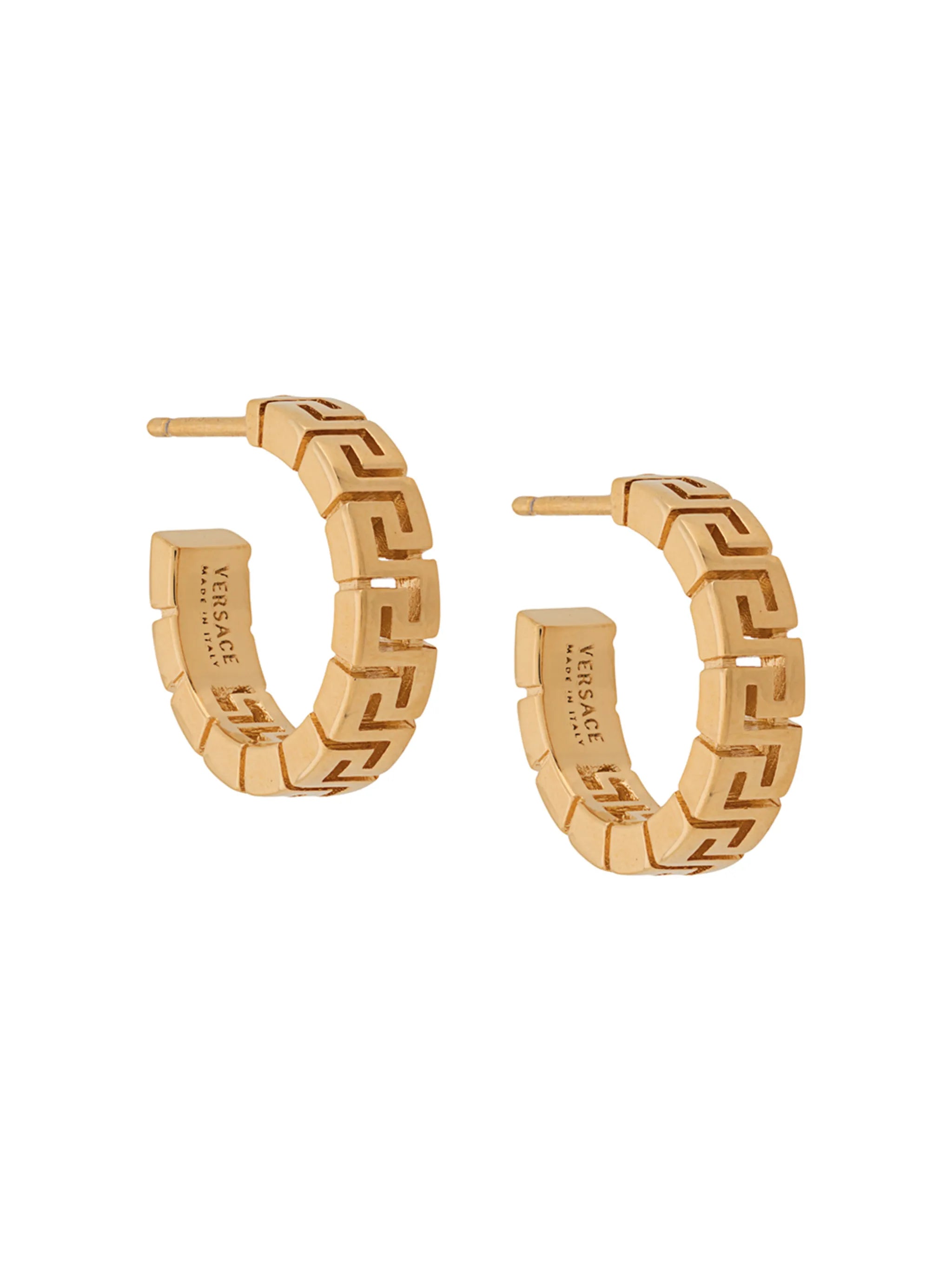 Greca hoop earrings