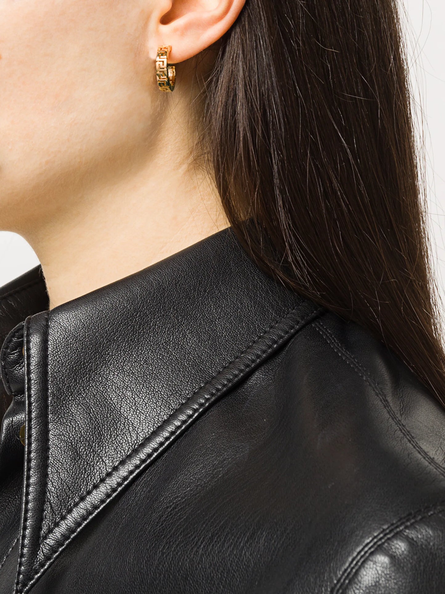 Greca hoop earrings