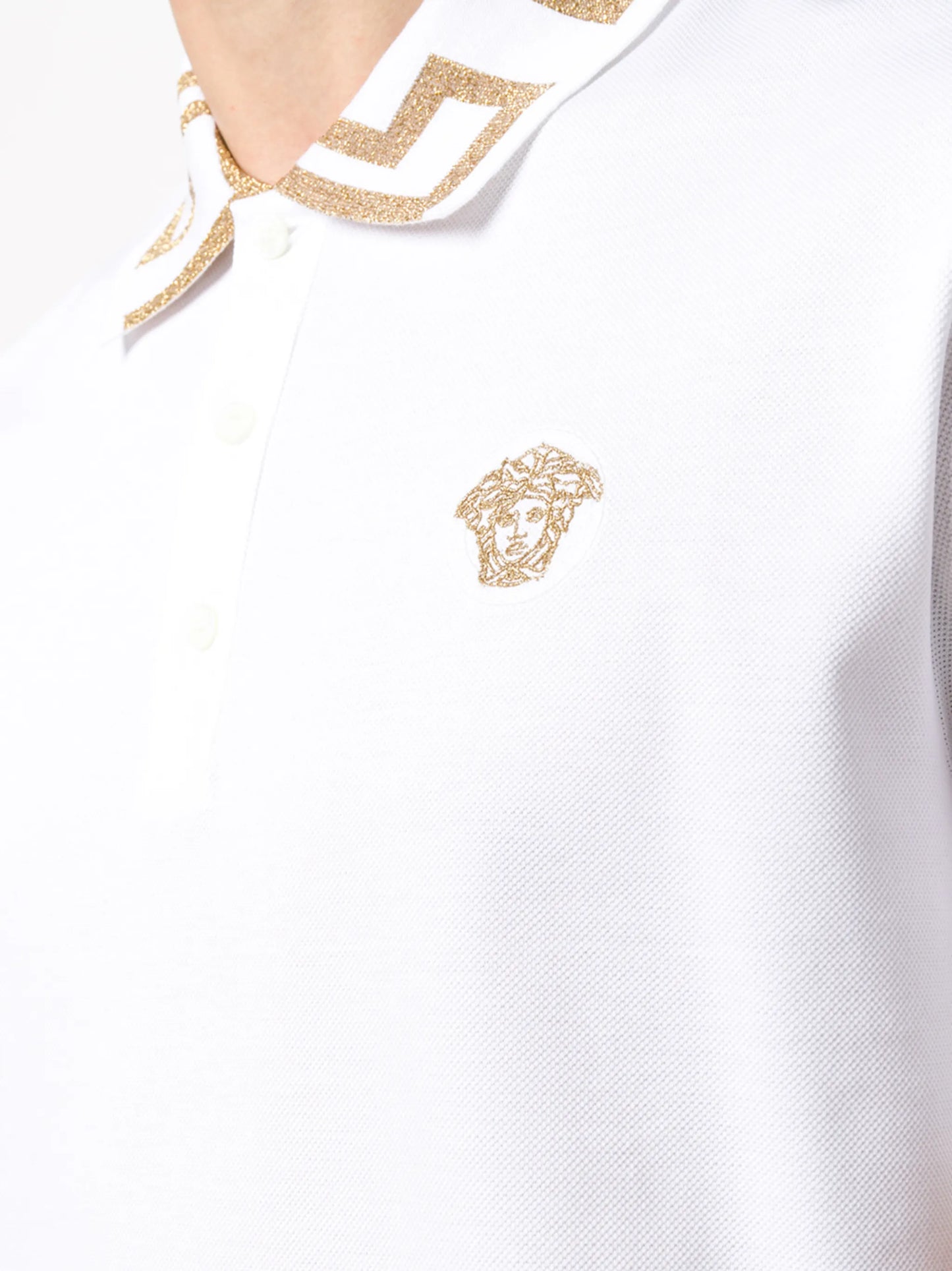 Greca collar polo shirt