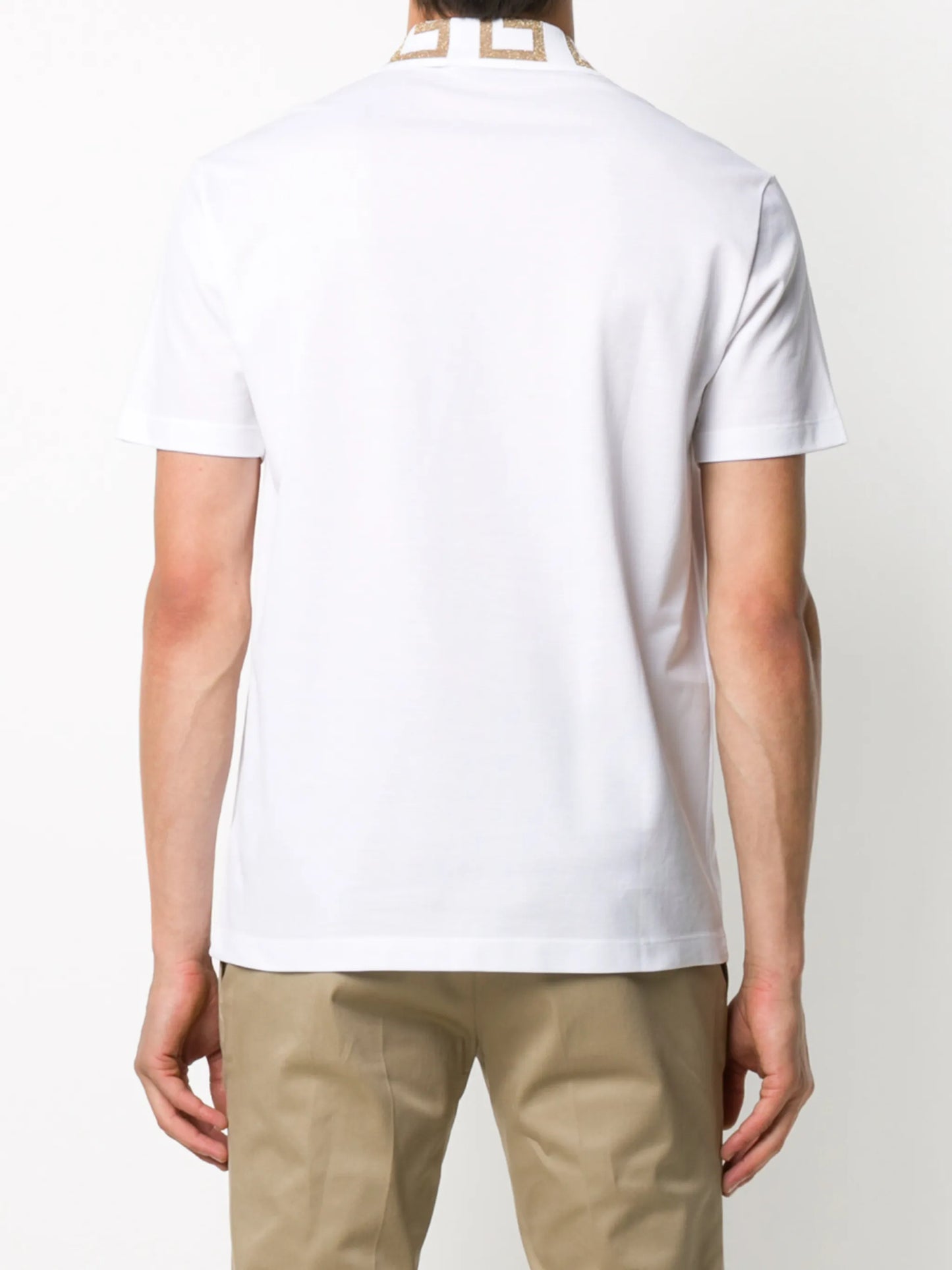 Greca collar polo shirt