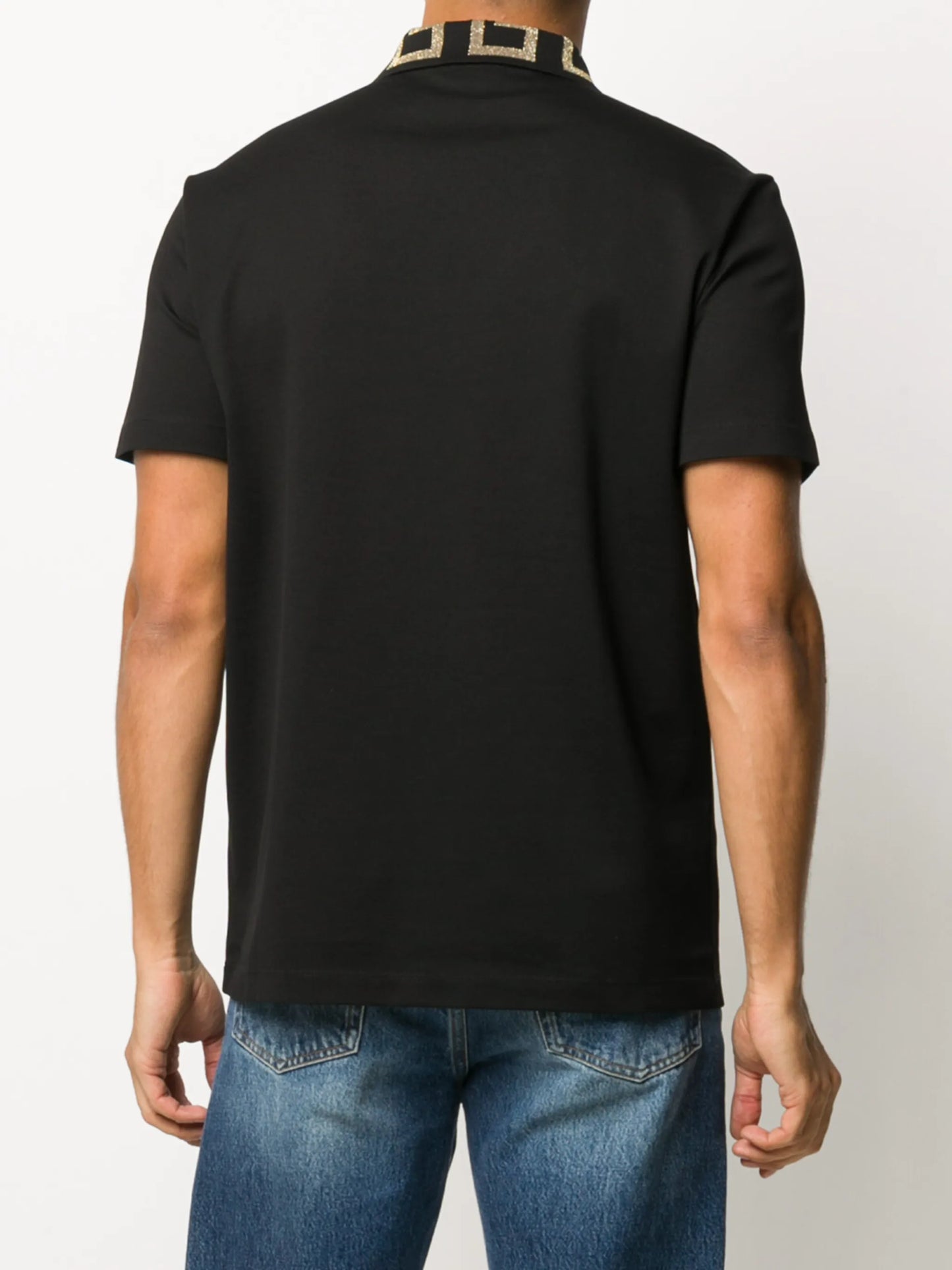 Greca collar polo shirt