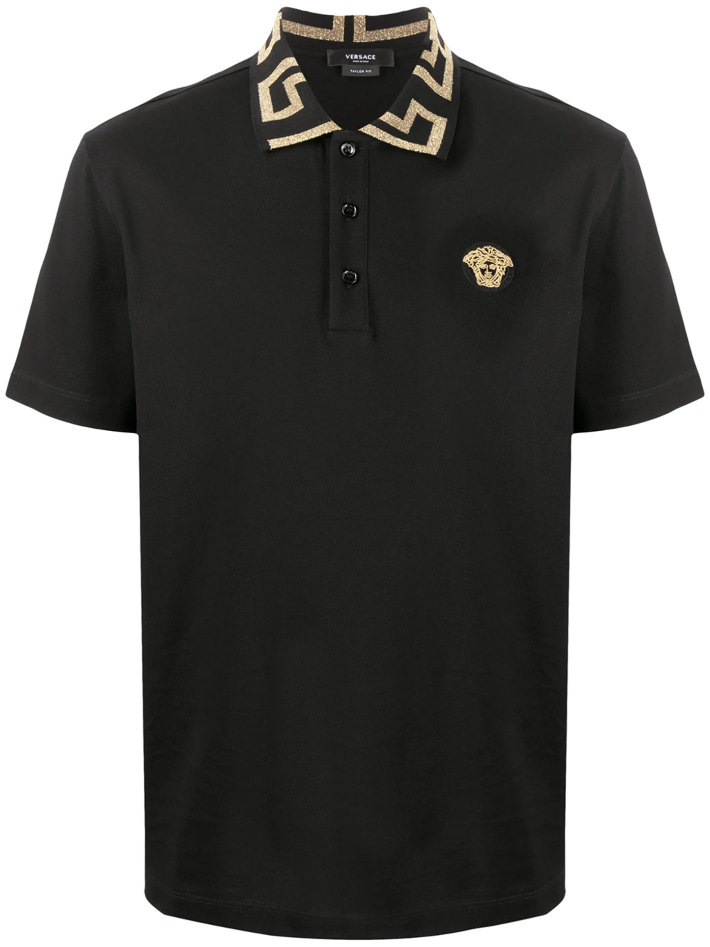 Greca collar polo shirt