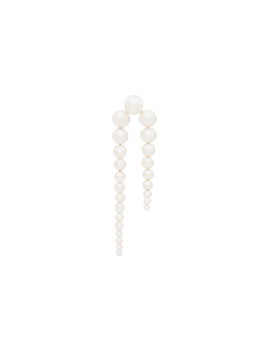 14kt yellow gold Grand Perle Nuit single pearl earring