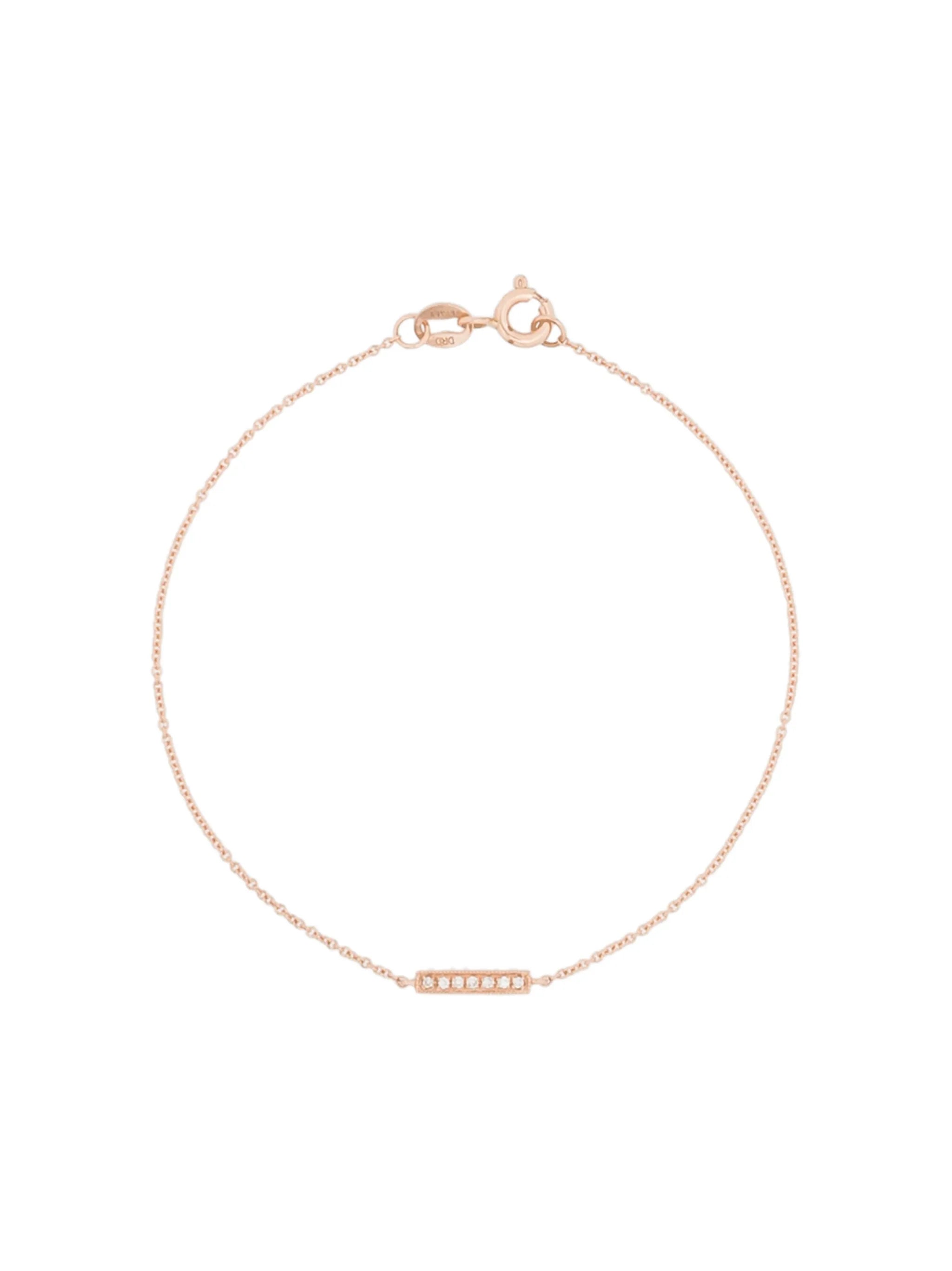 14kt rose gold Sylvie diamond bracelet