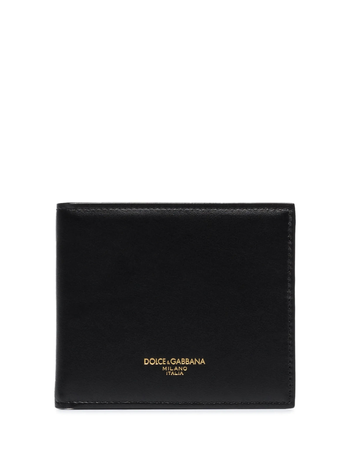 logo-print folding wallet