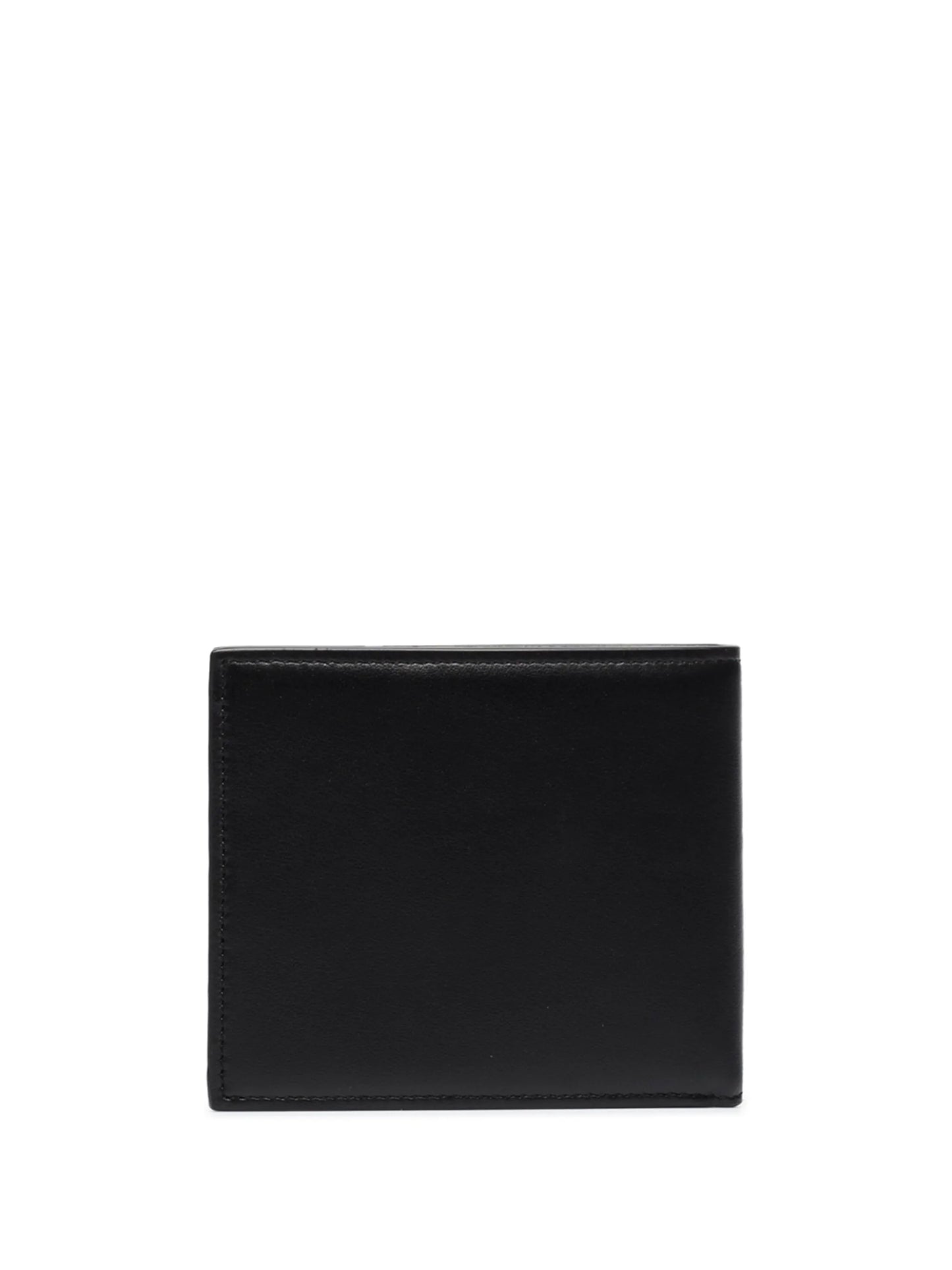 logo-print folding wallet