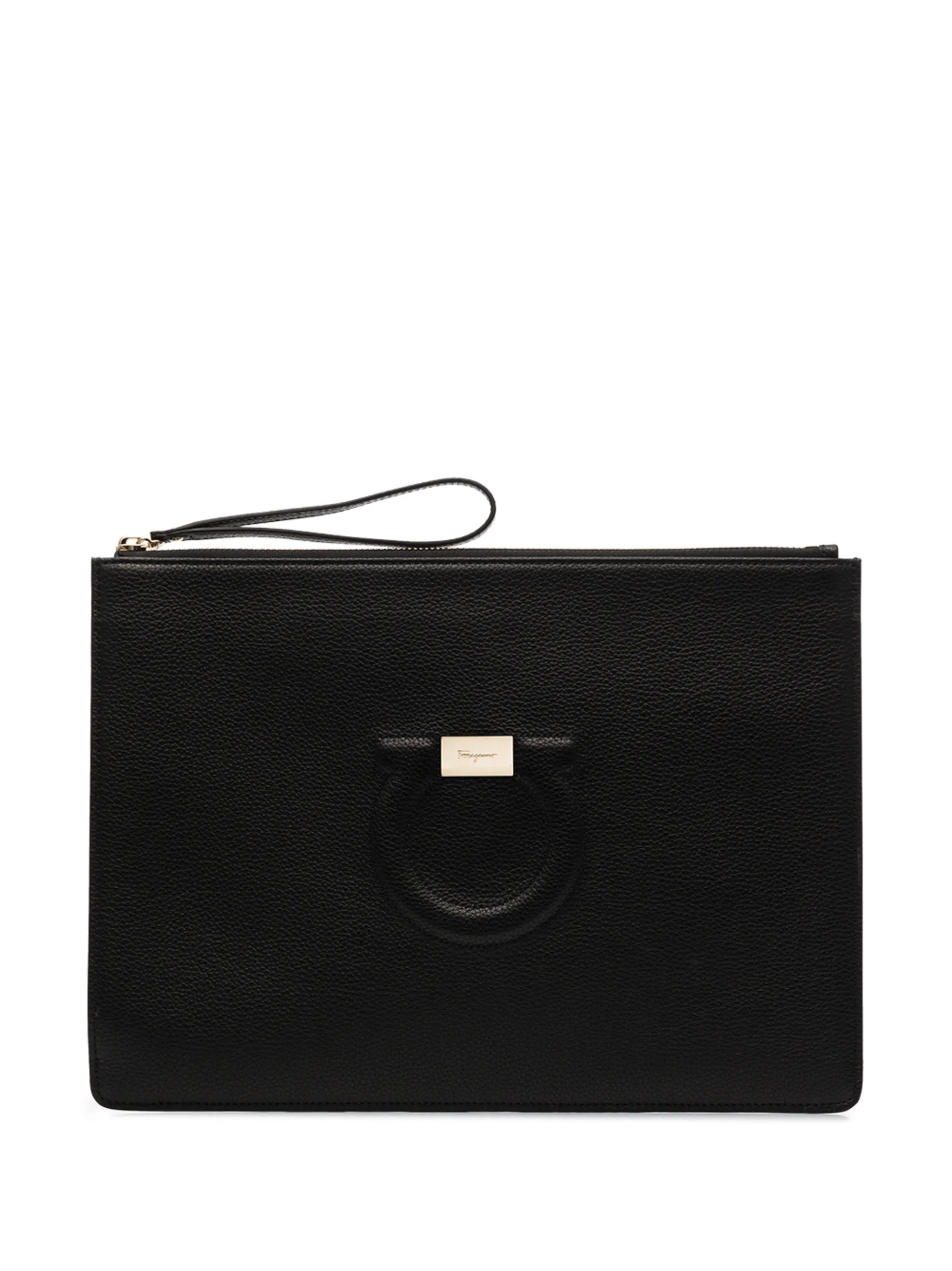 Gancini zipped pouch