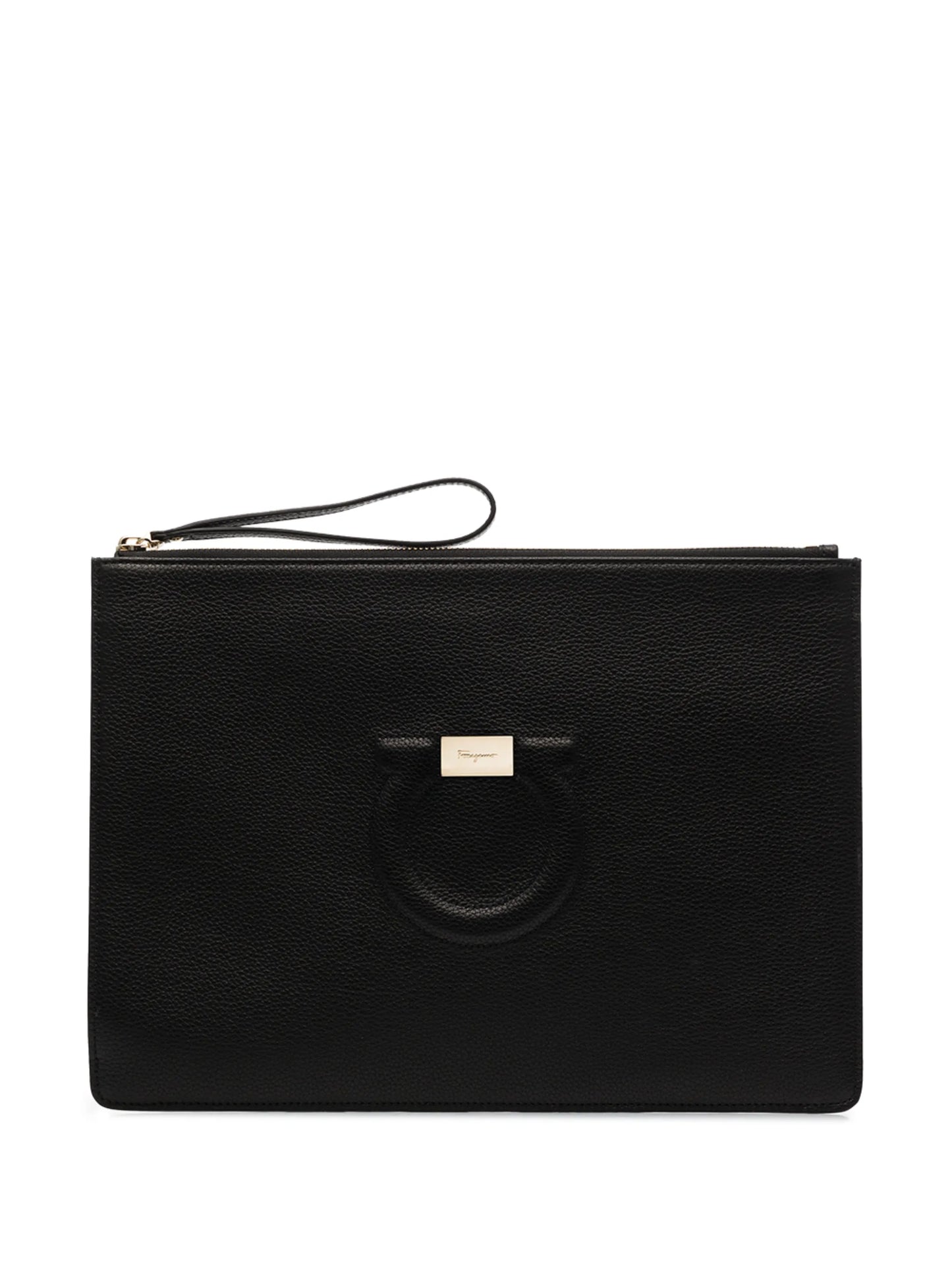 Gancini zipped pouch