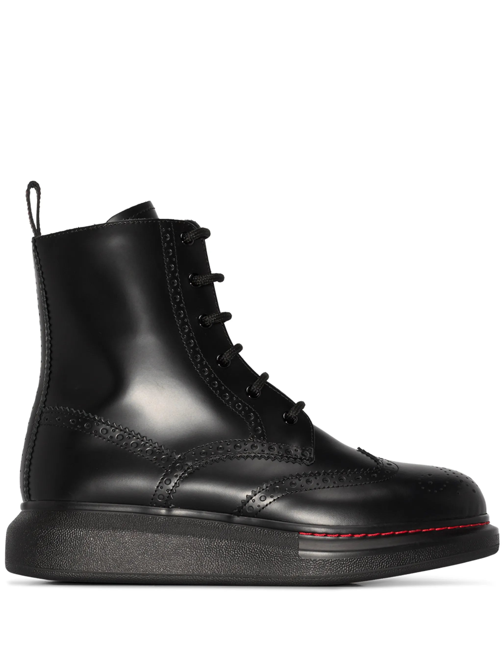 lace-up combat boots