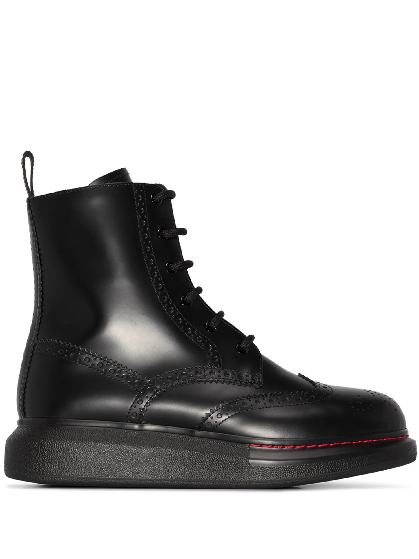lace-up combat boots