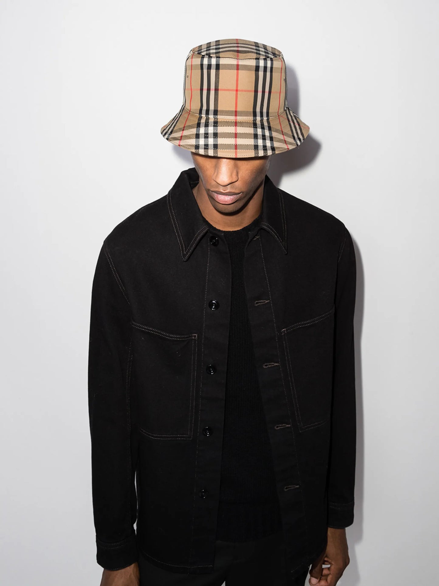 Vintage Check bucket hat