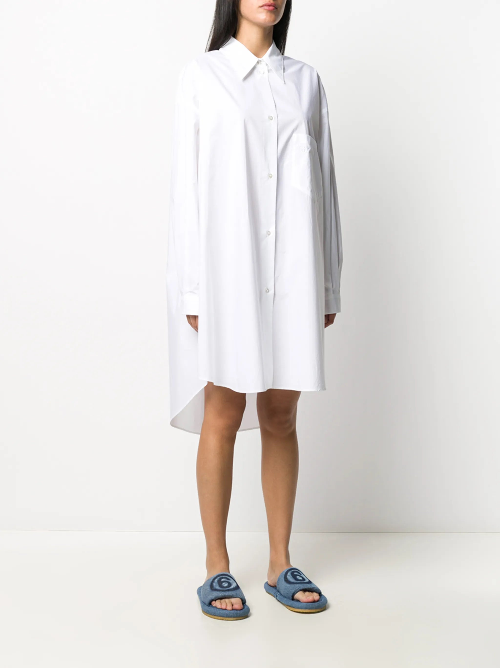 button-up shirt dress
