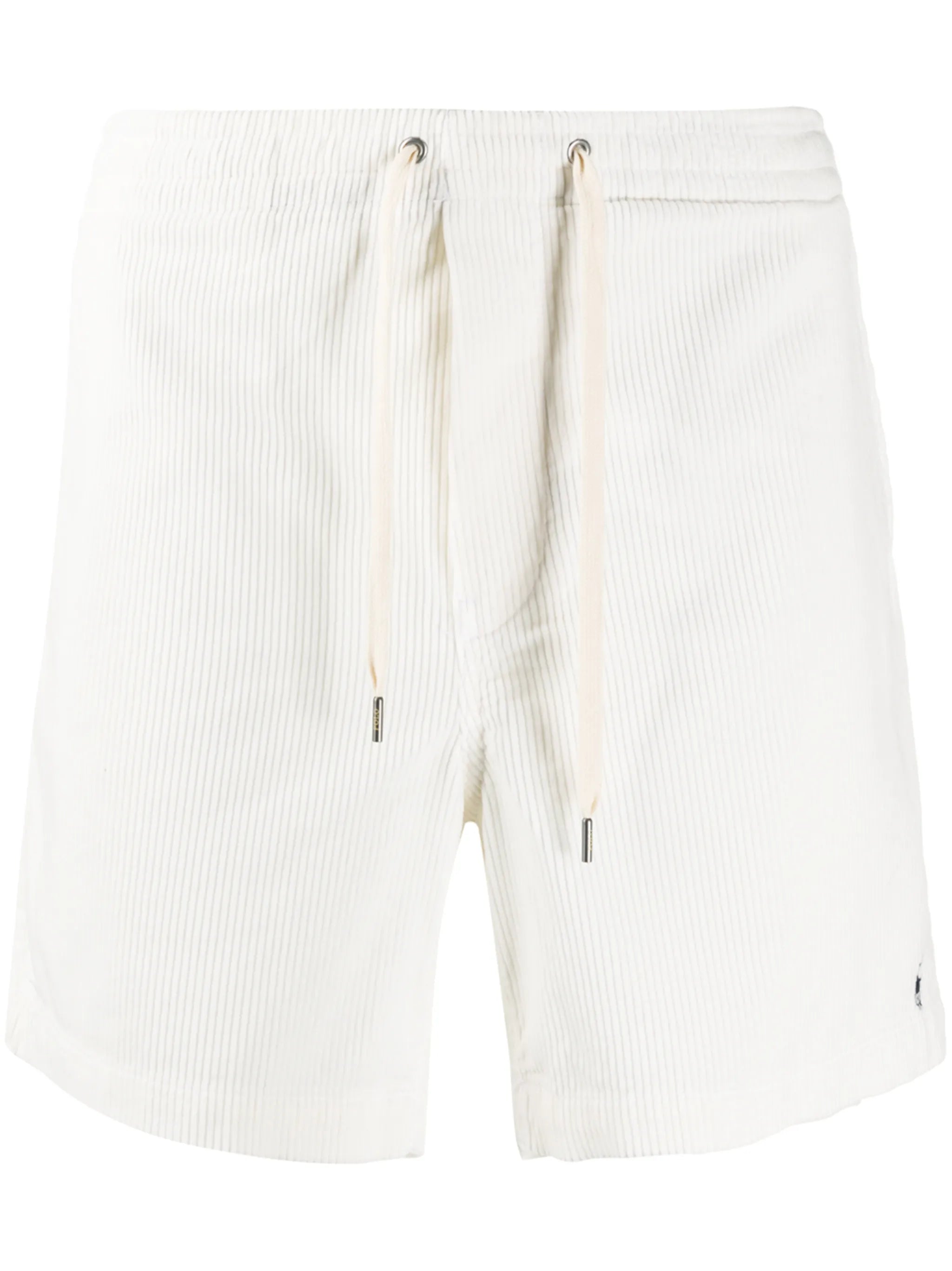 corduroy straight-leg shorts
