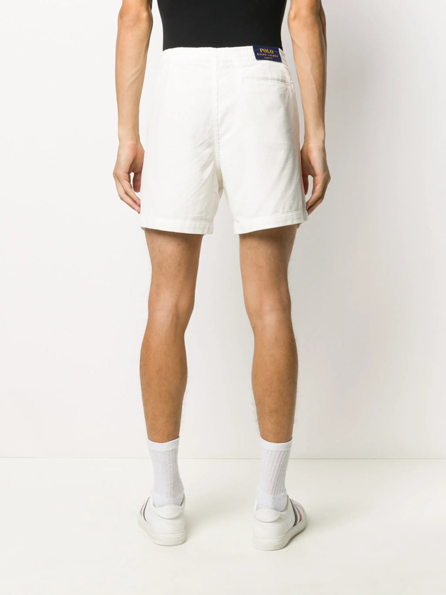 corduroy straight-leg shorts