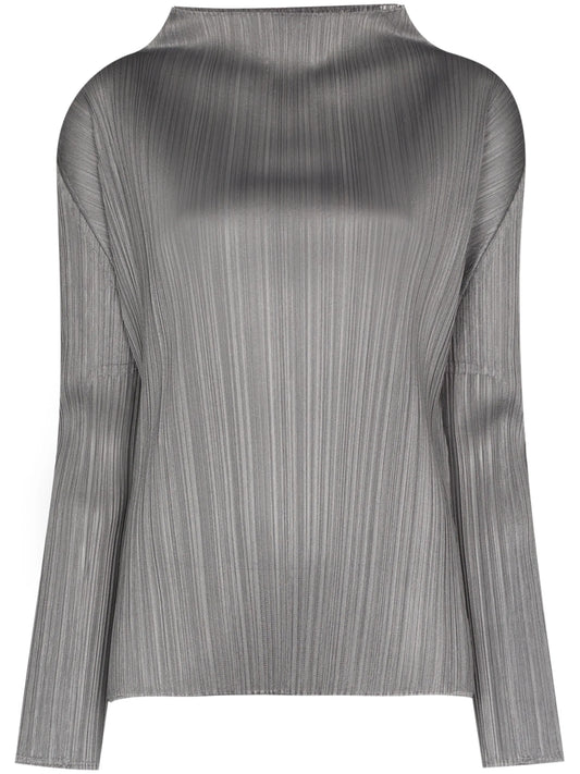 cowl-neck top