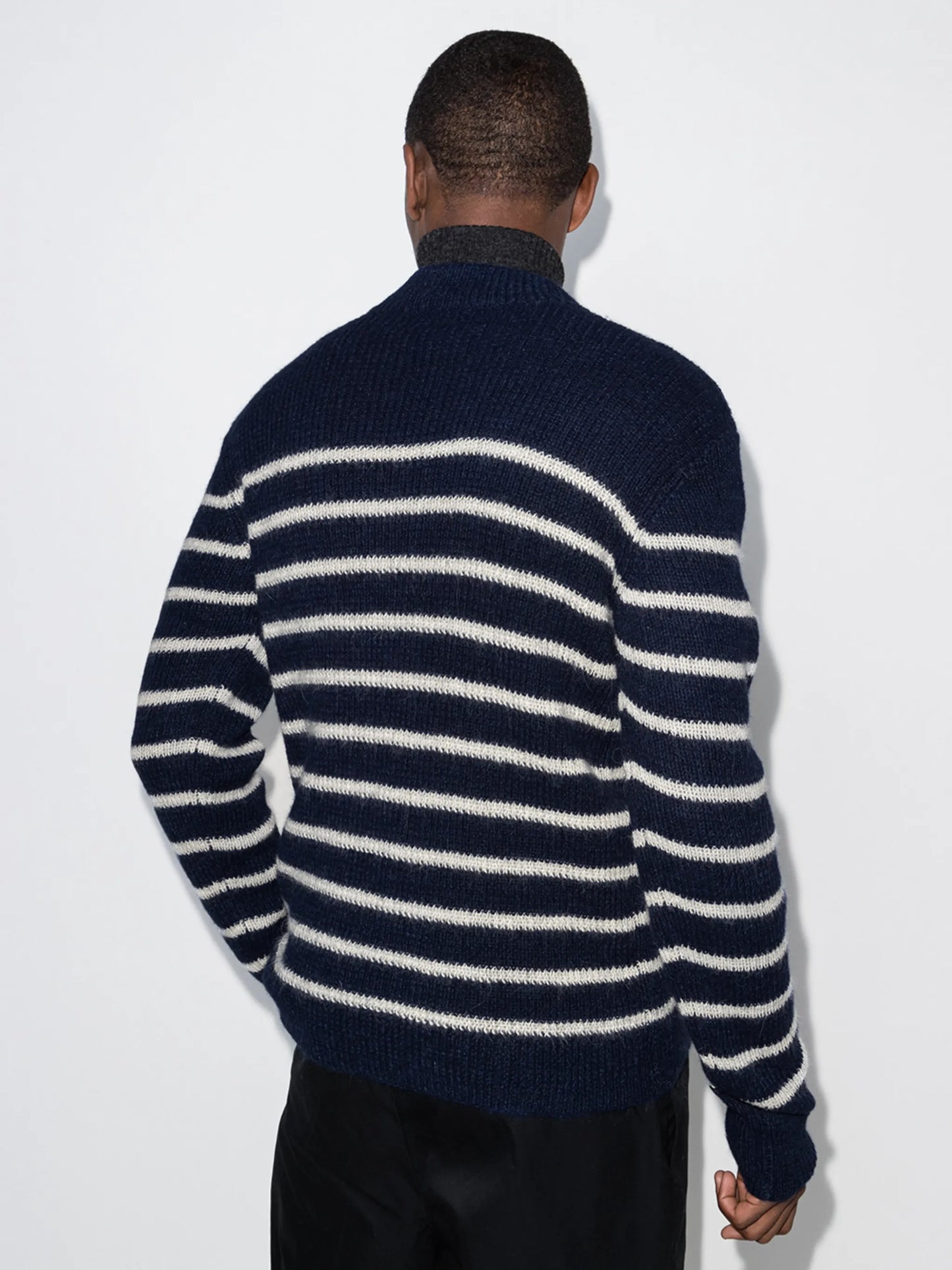 George stripe-pattern jumper