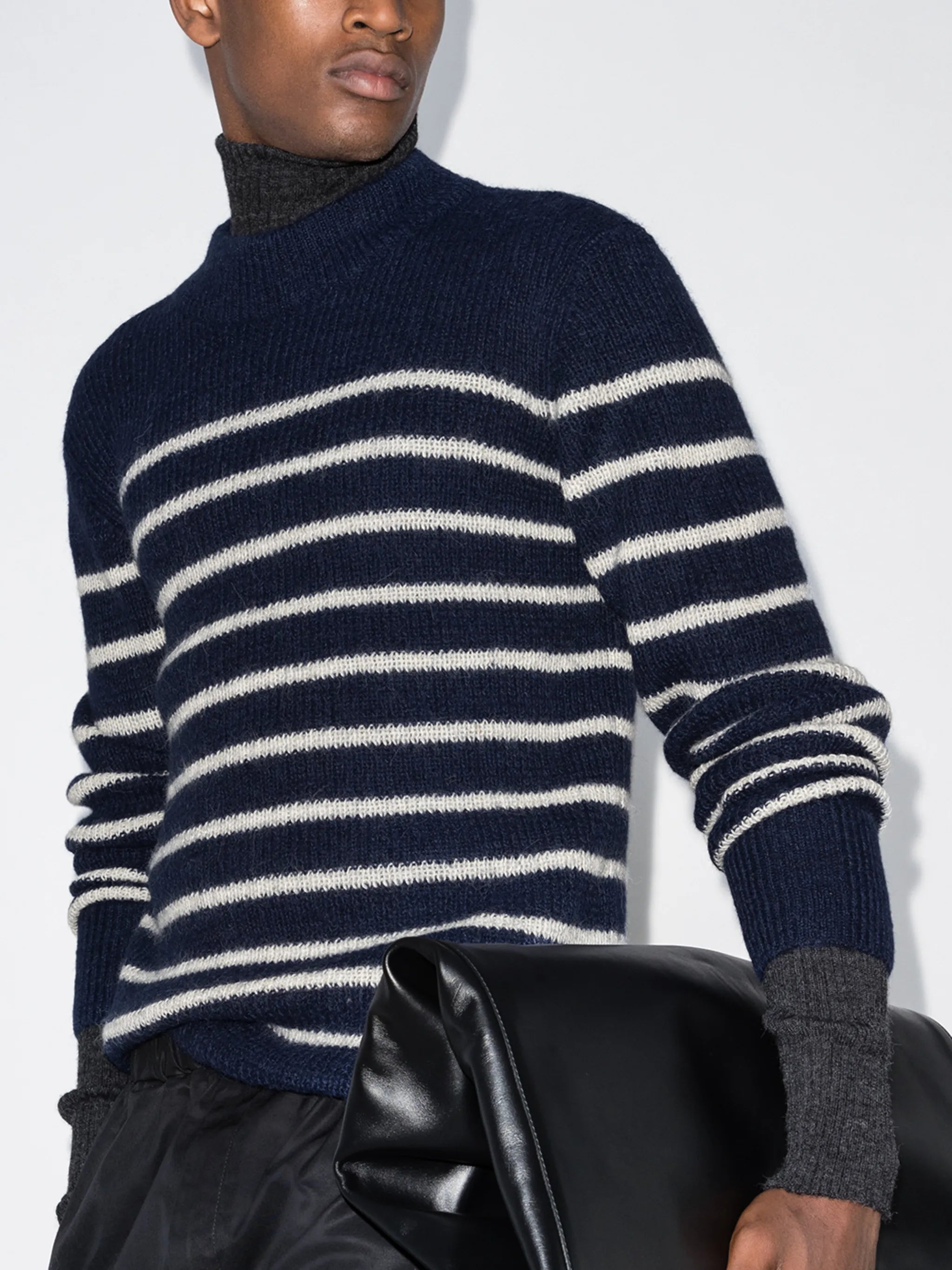 George stripe-pattern jumper