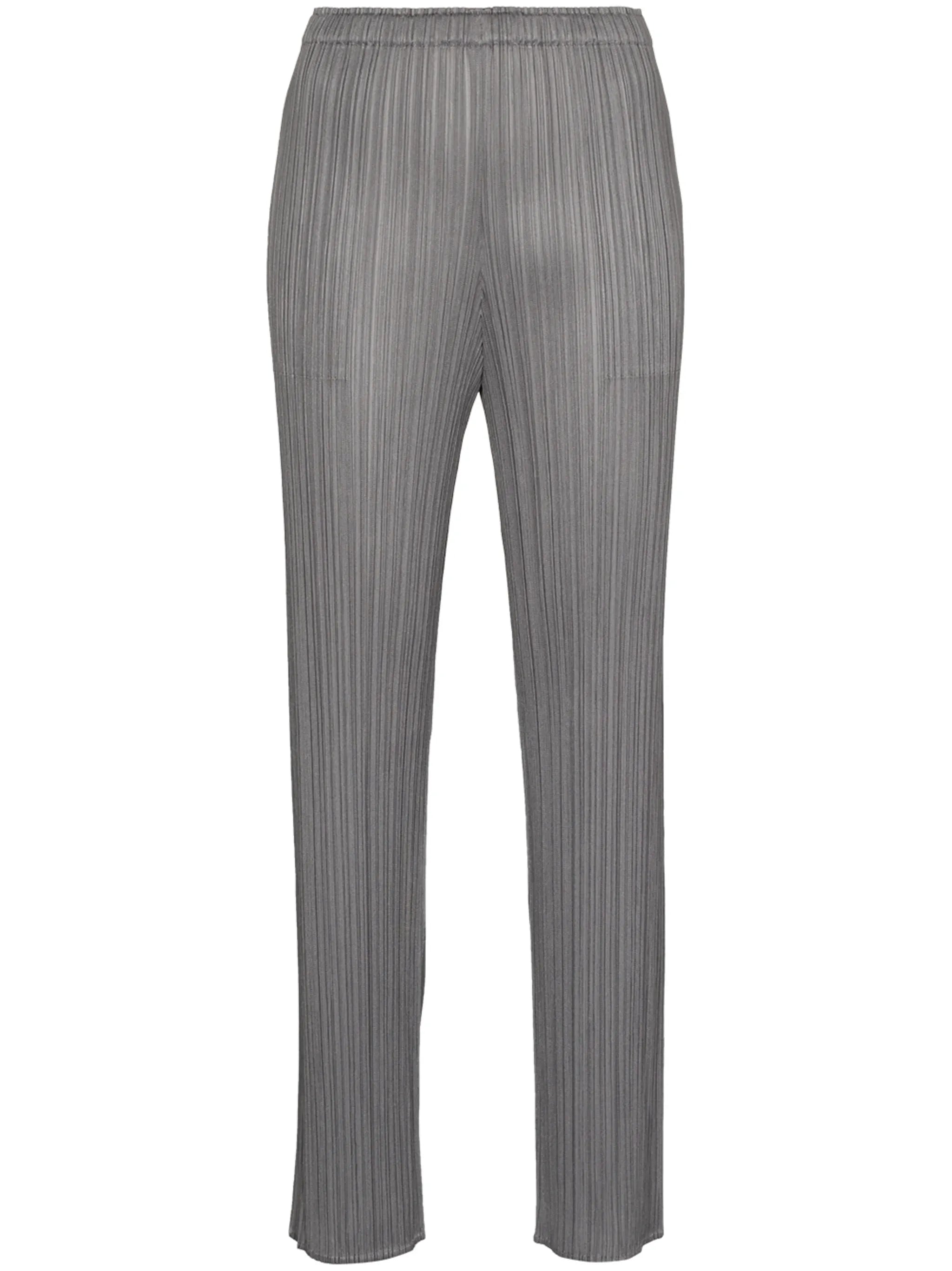 plissé cropped trousers