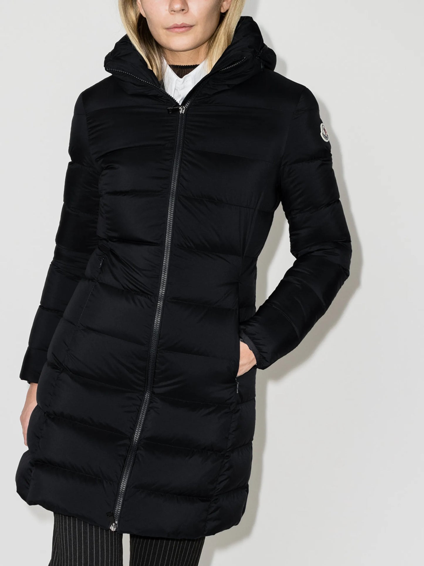 detachable hood padded coat