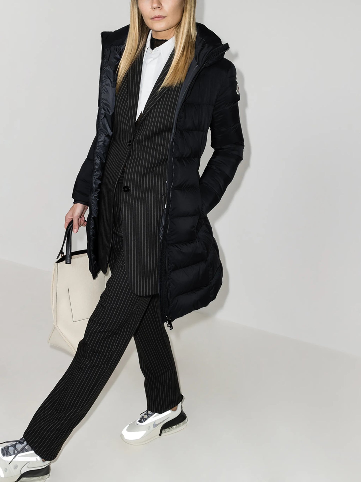 detachable hood padded coat