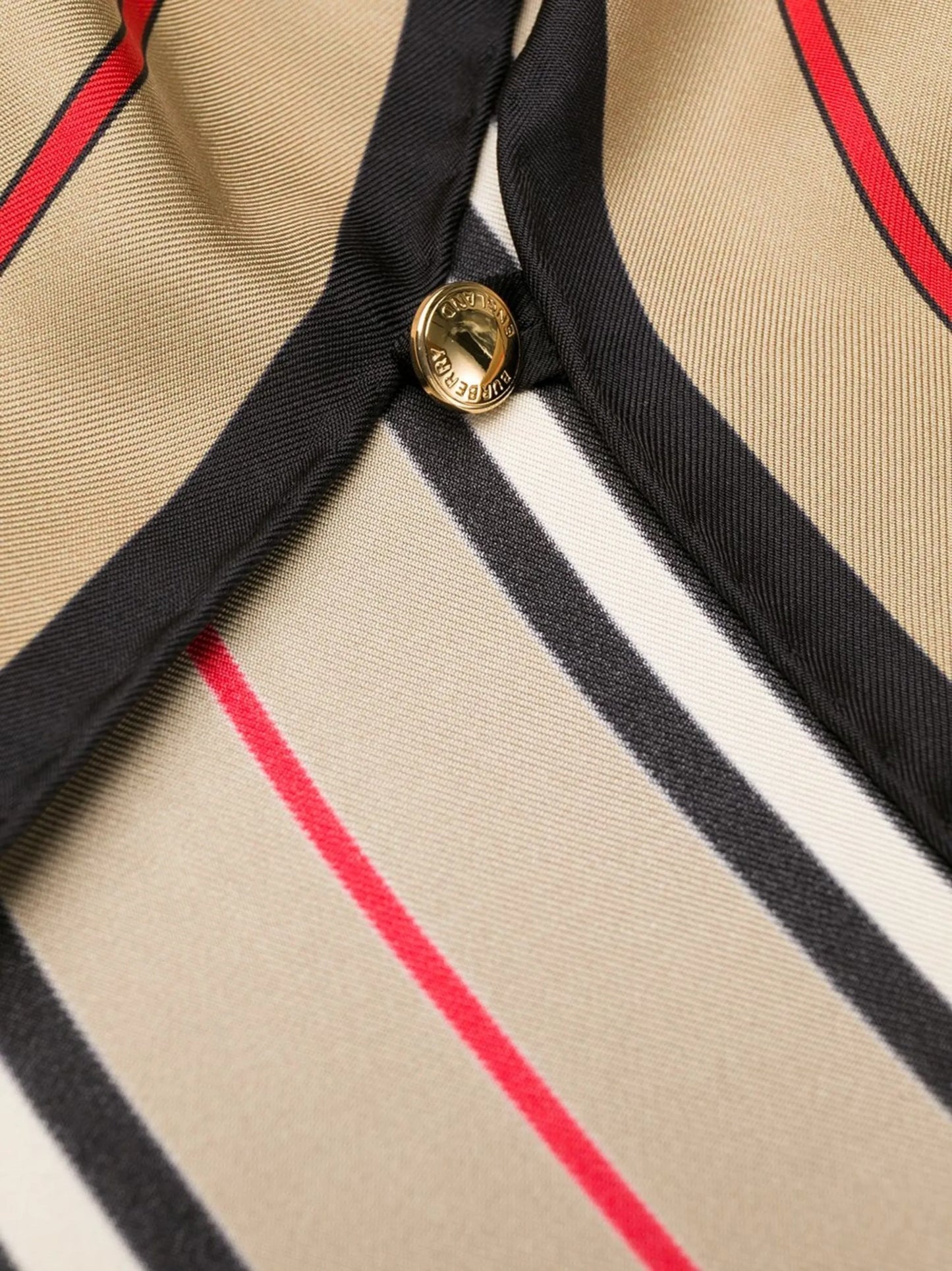 Icon checked silk cape