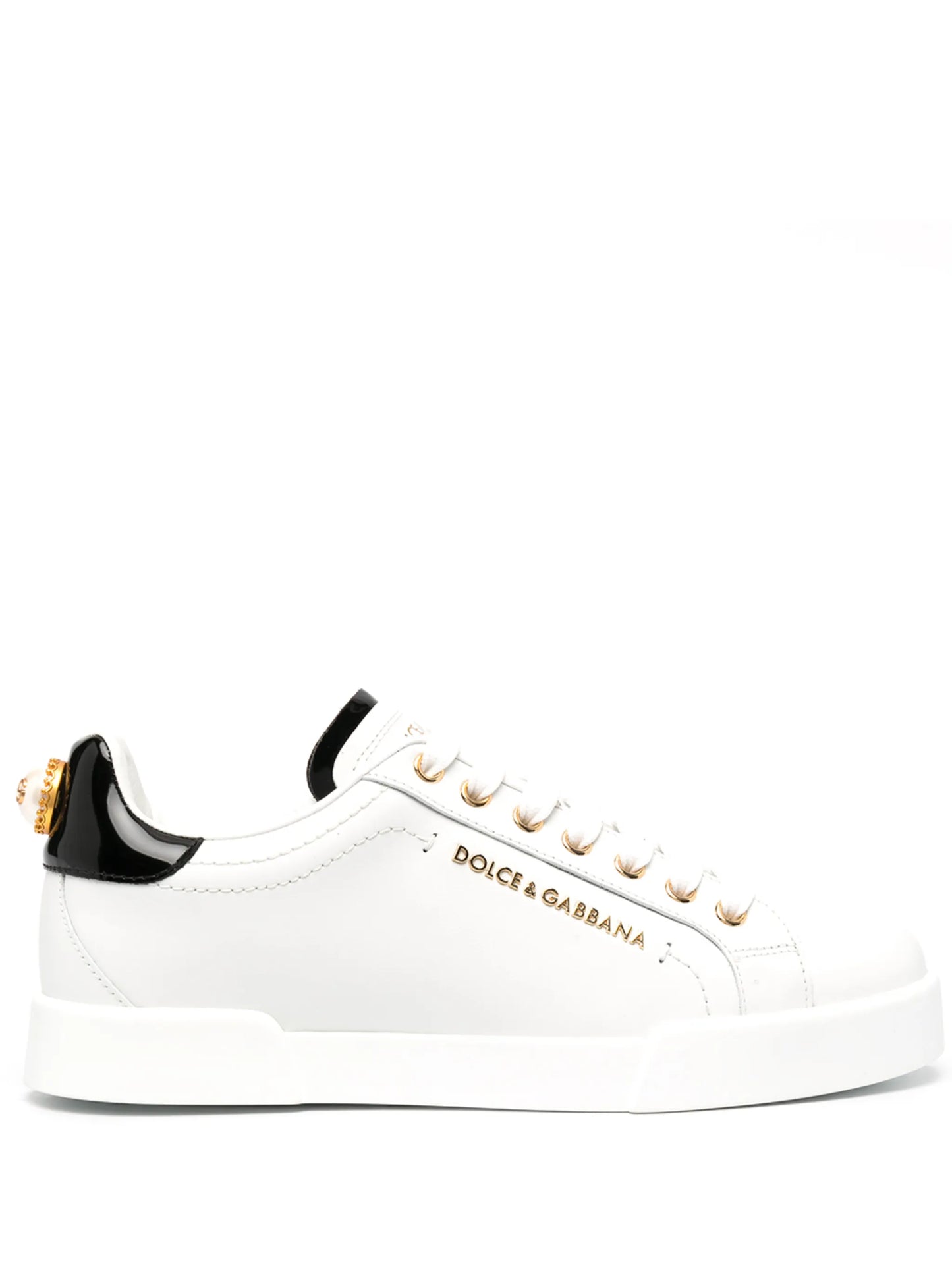 Portofino logo-embellished low-top sneakers