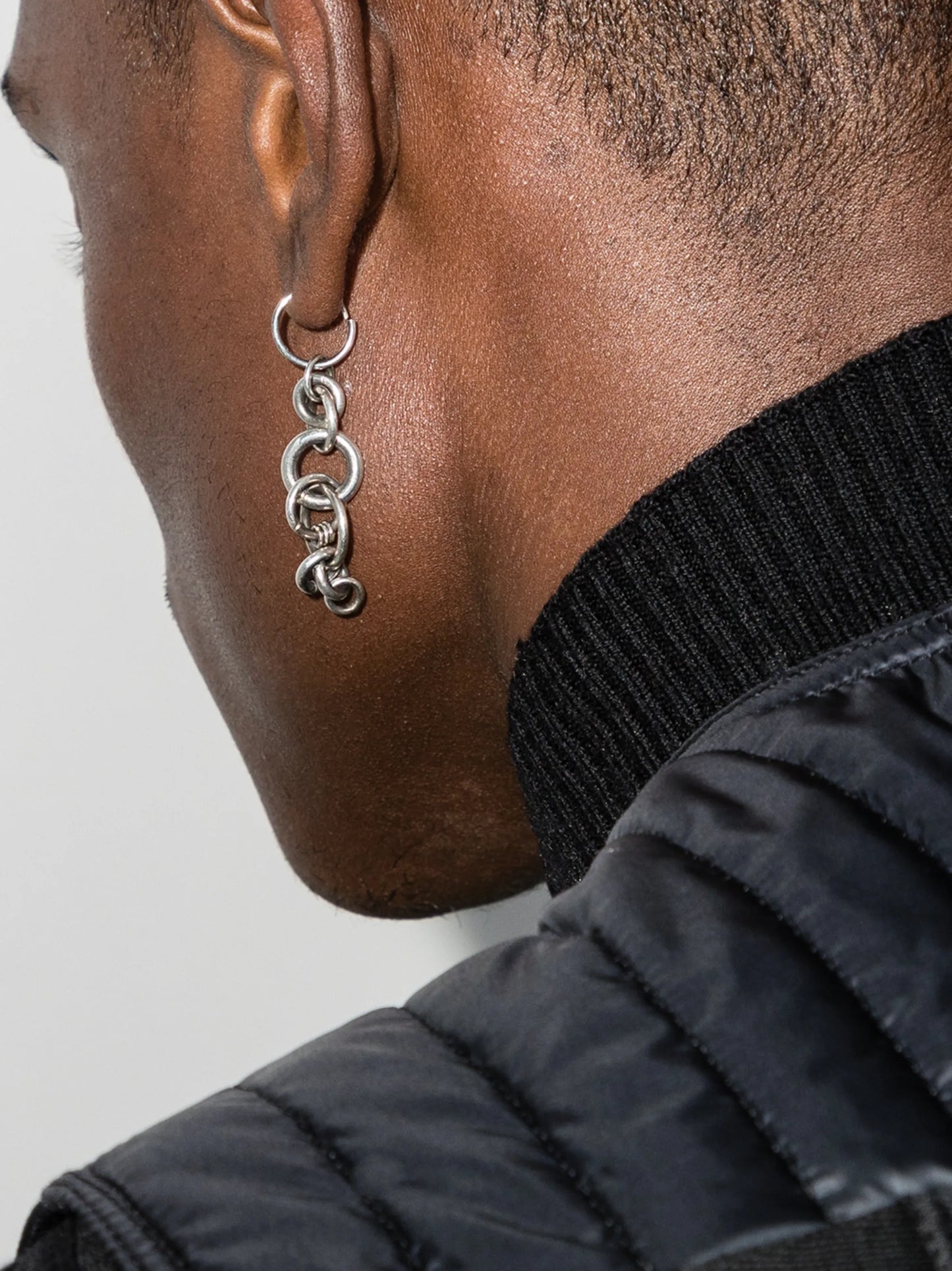 multi-loops single earring