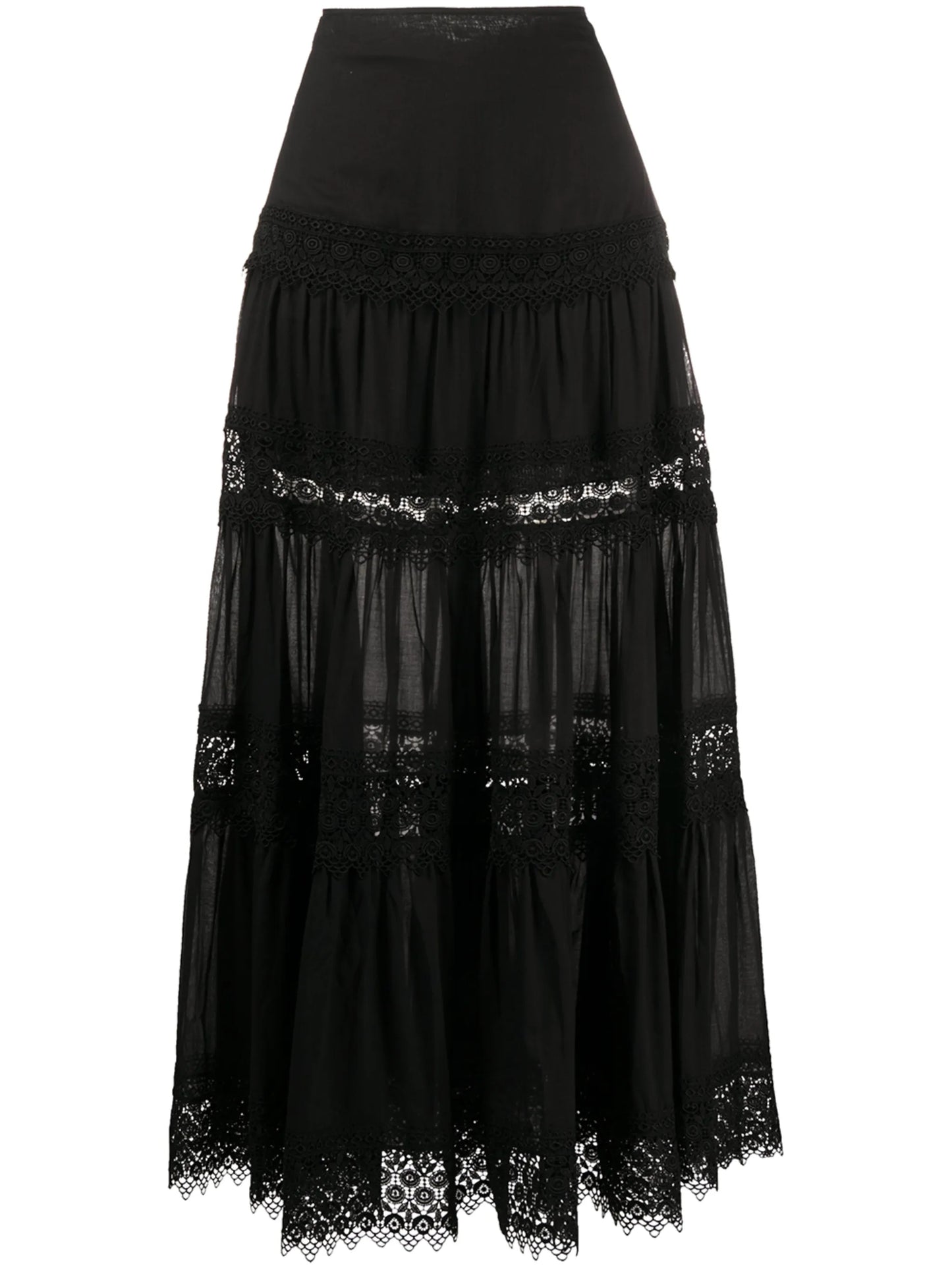 Ruth embroidered maxi skirt