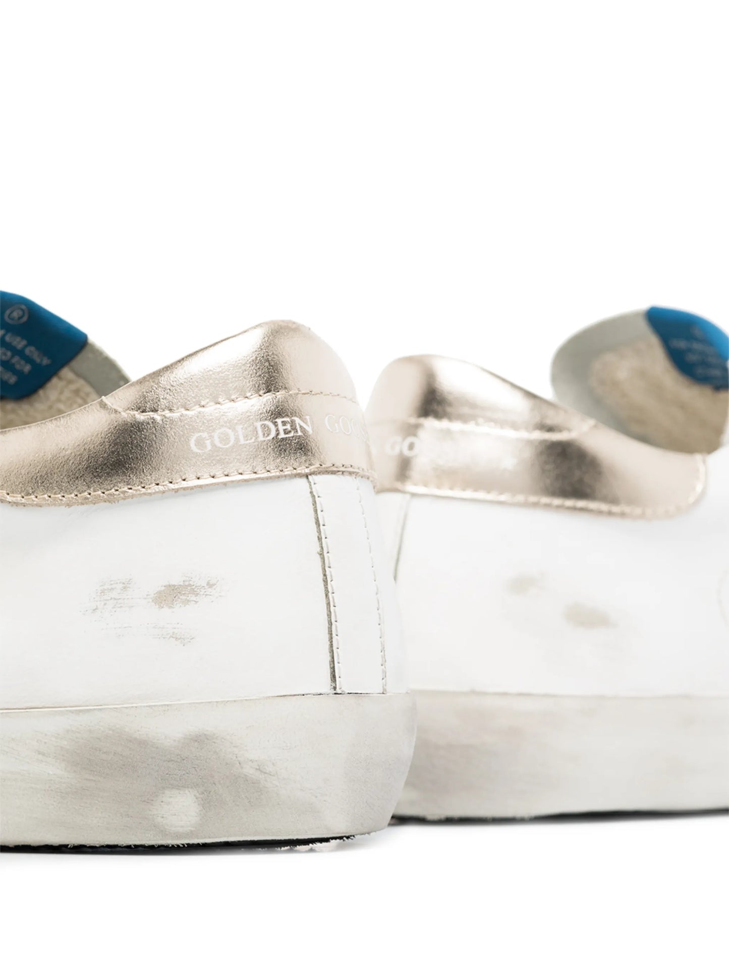 Superstar distressed-effect low-top sneakers