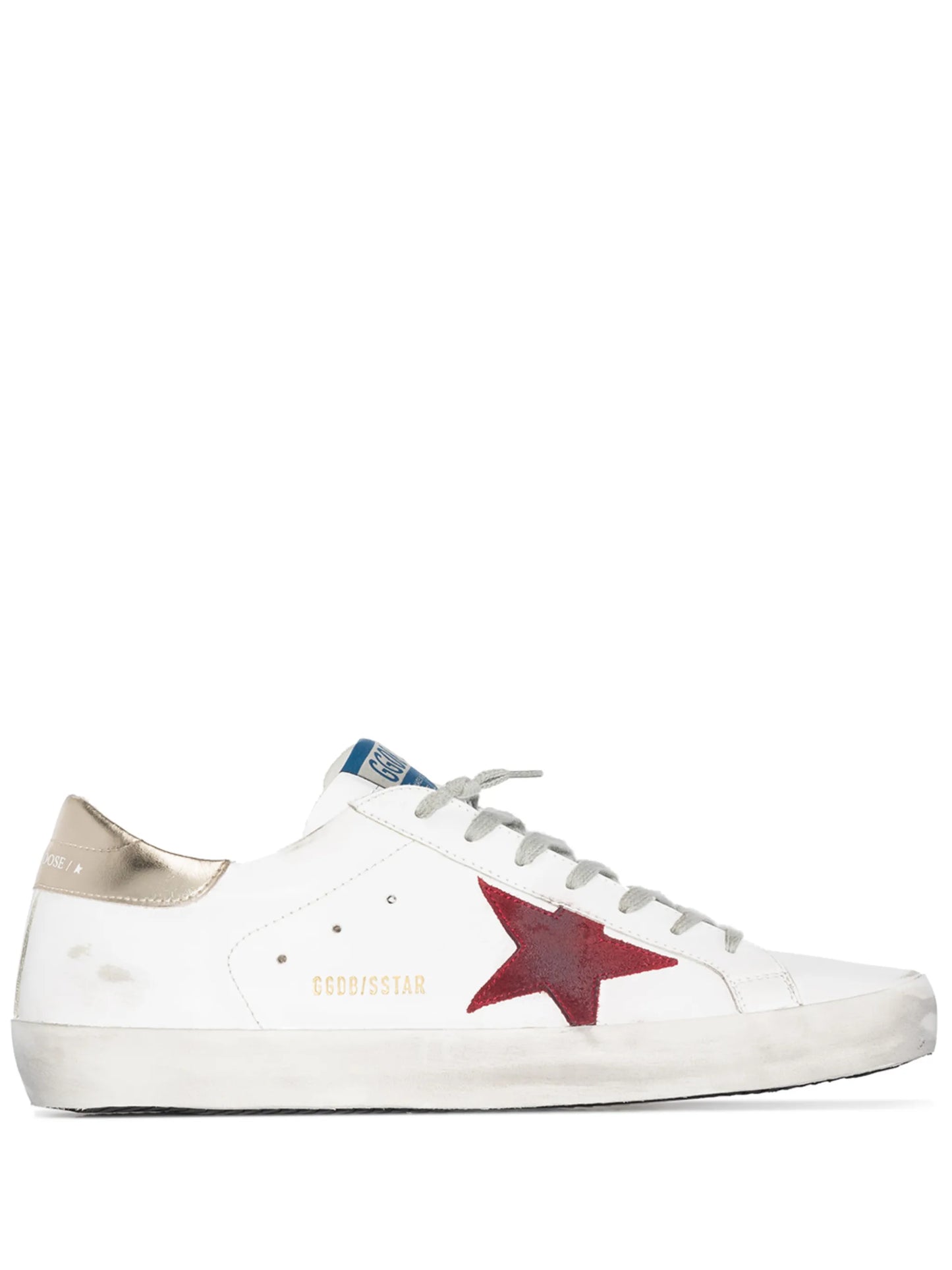 Superstar distressed-effect low-top sneakers
