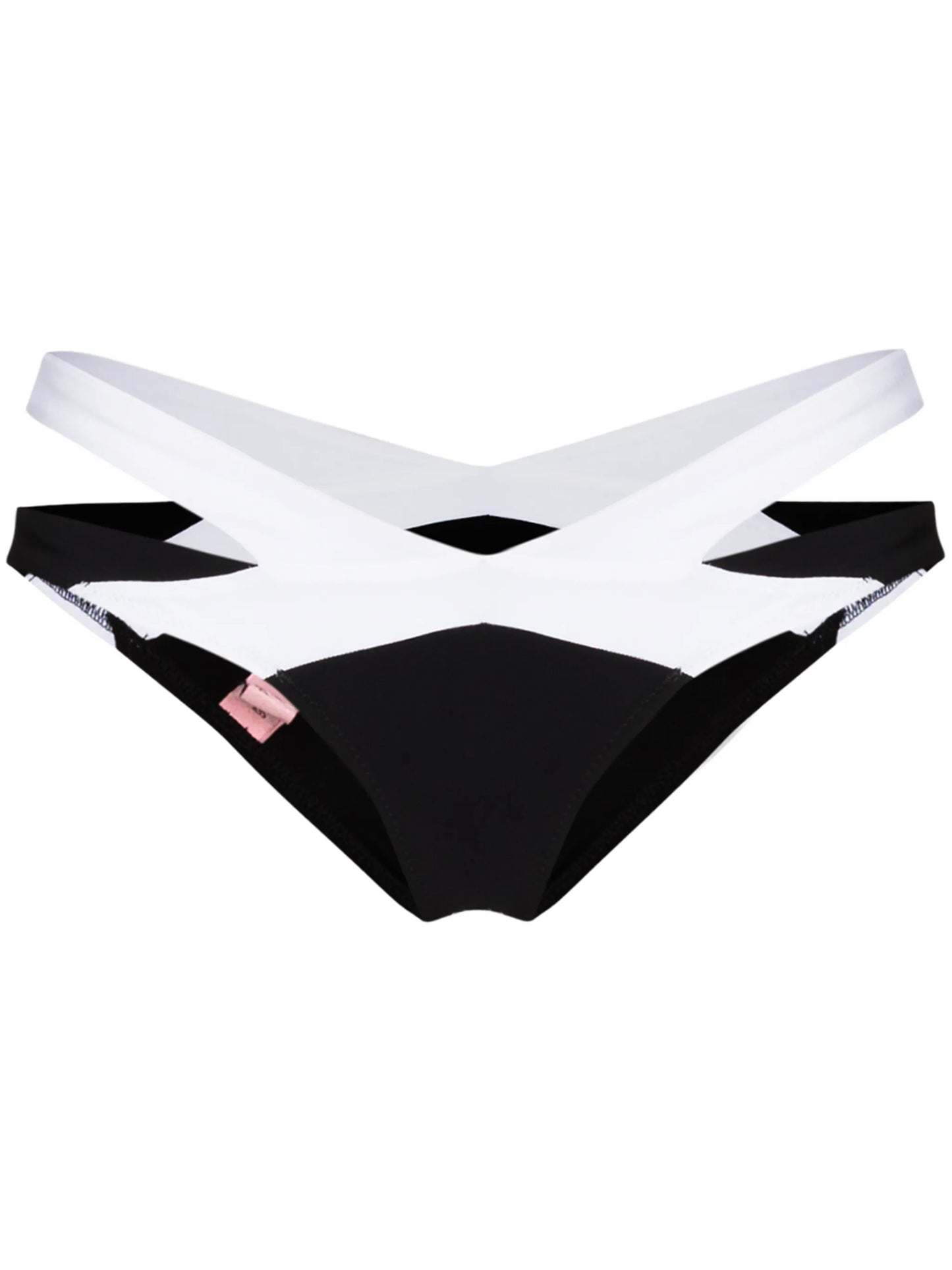 two-tone bikini bottoms