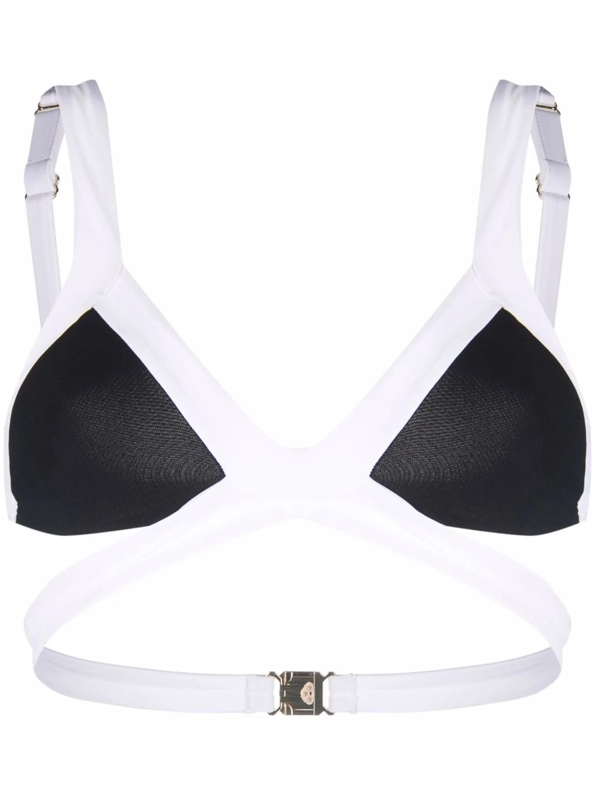 two-tone bikini top